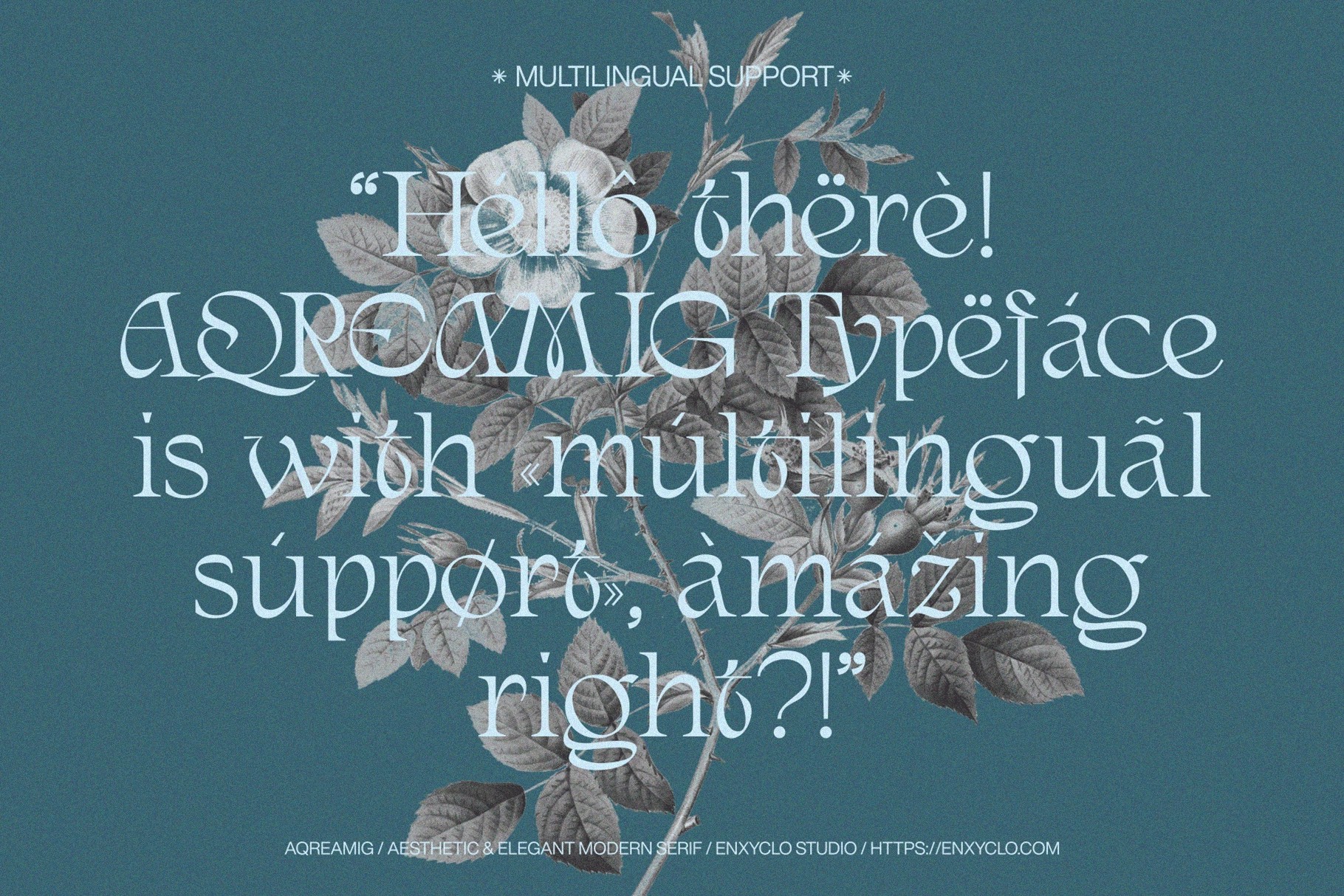 AQREAMIG — Modern Luxury Serif Font