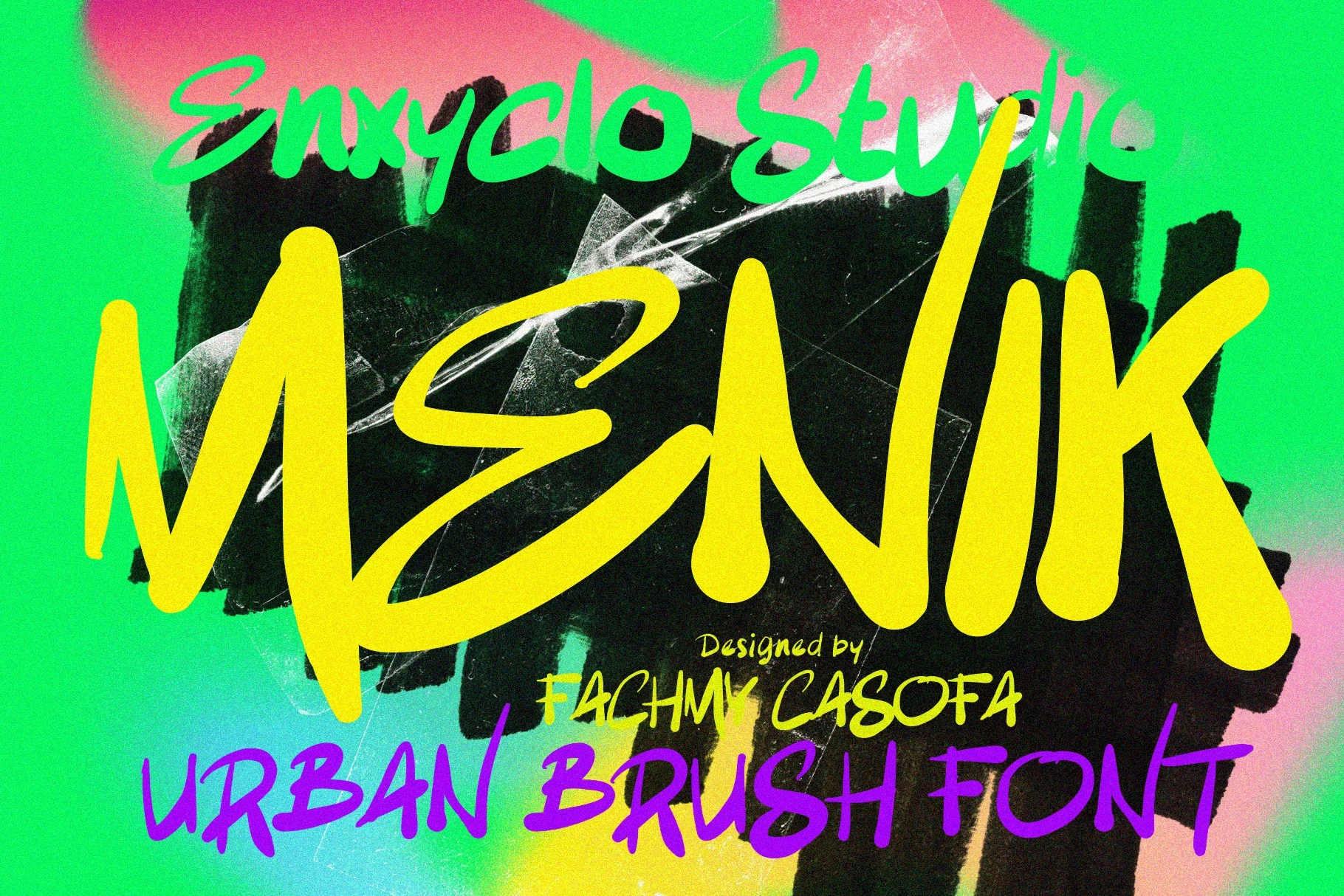 MENIK — Handwritten Brush Font