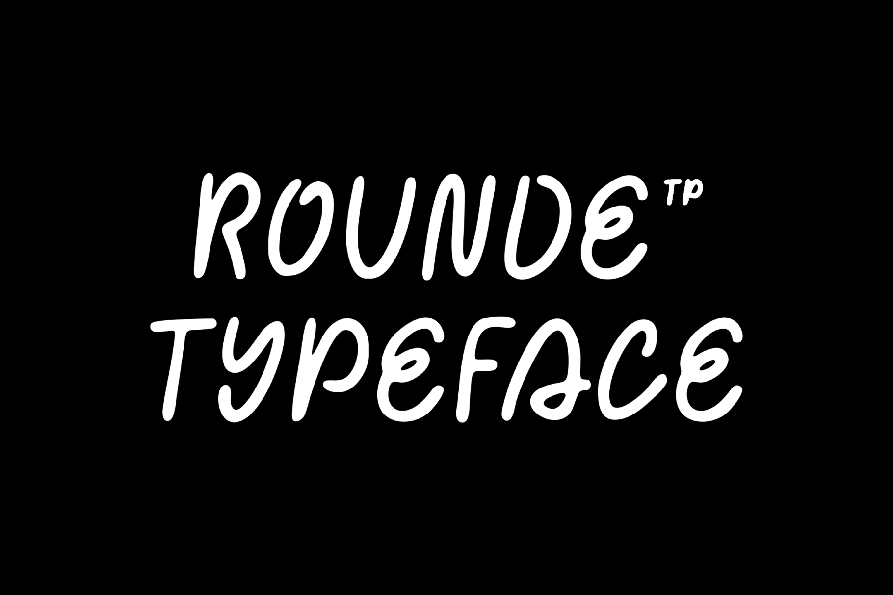 Rounde - Handwritten Rounded Font