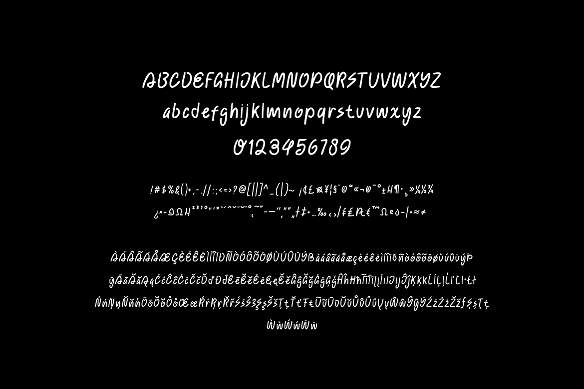 Rounde - Handwritten Rounded Font