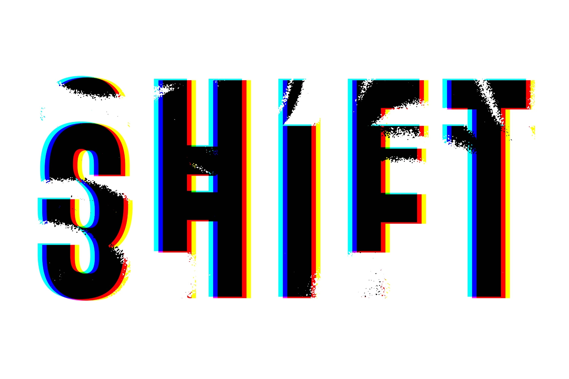 Displaced RGB Distort Effect