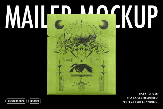 Paper Packaging Mailer Mockup