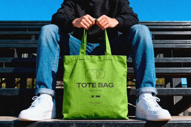 Canvas Tote Bag Mockup