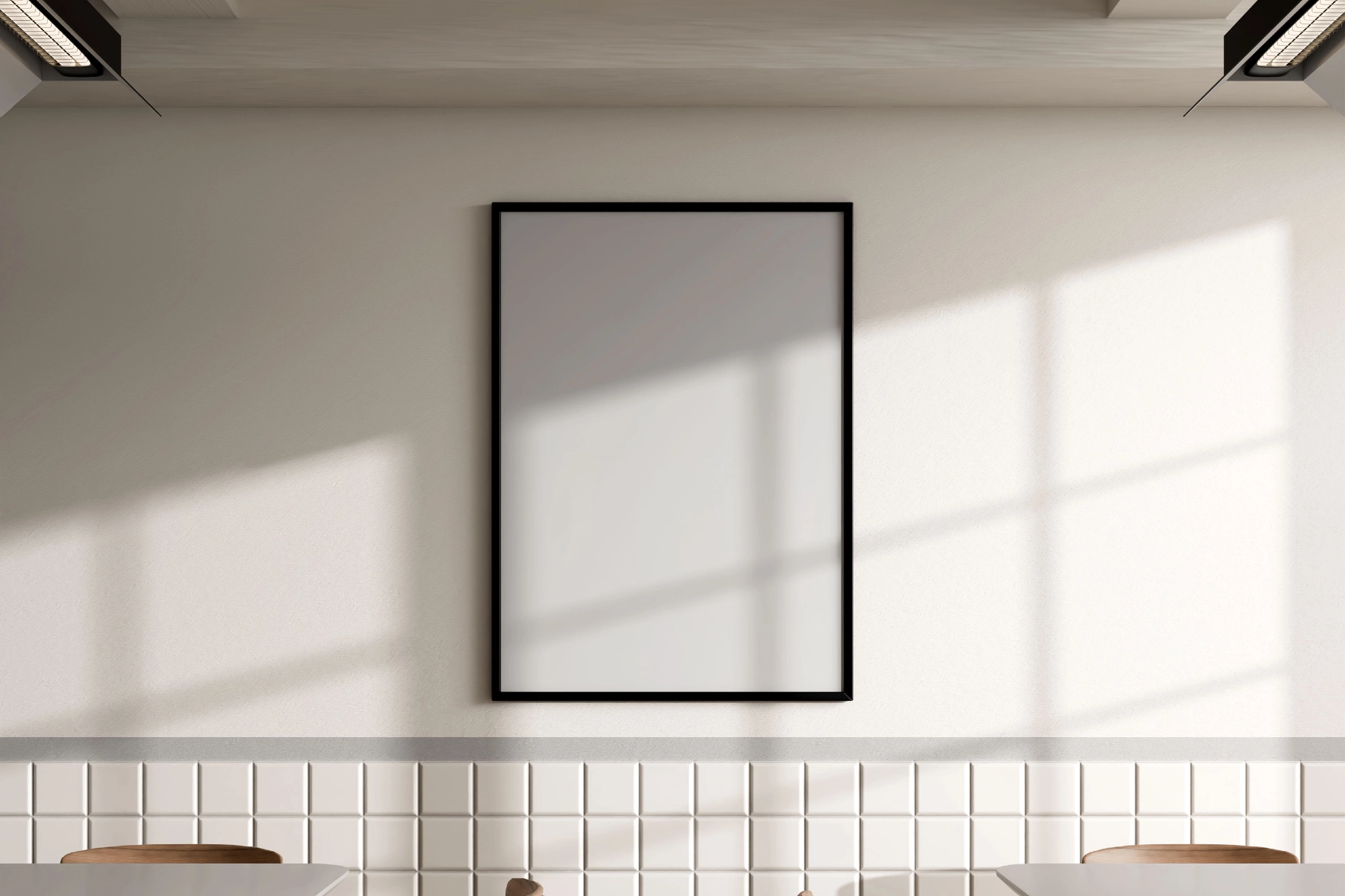 Fast Food Restaurant Poster Mockup