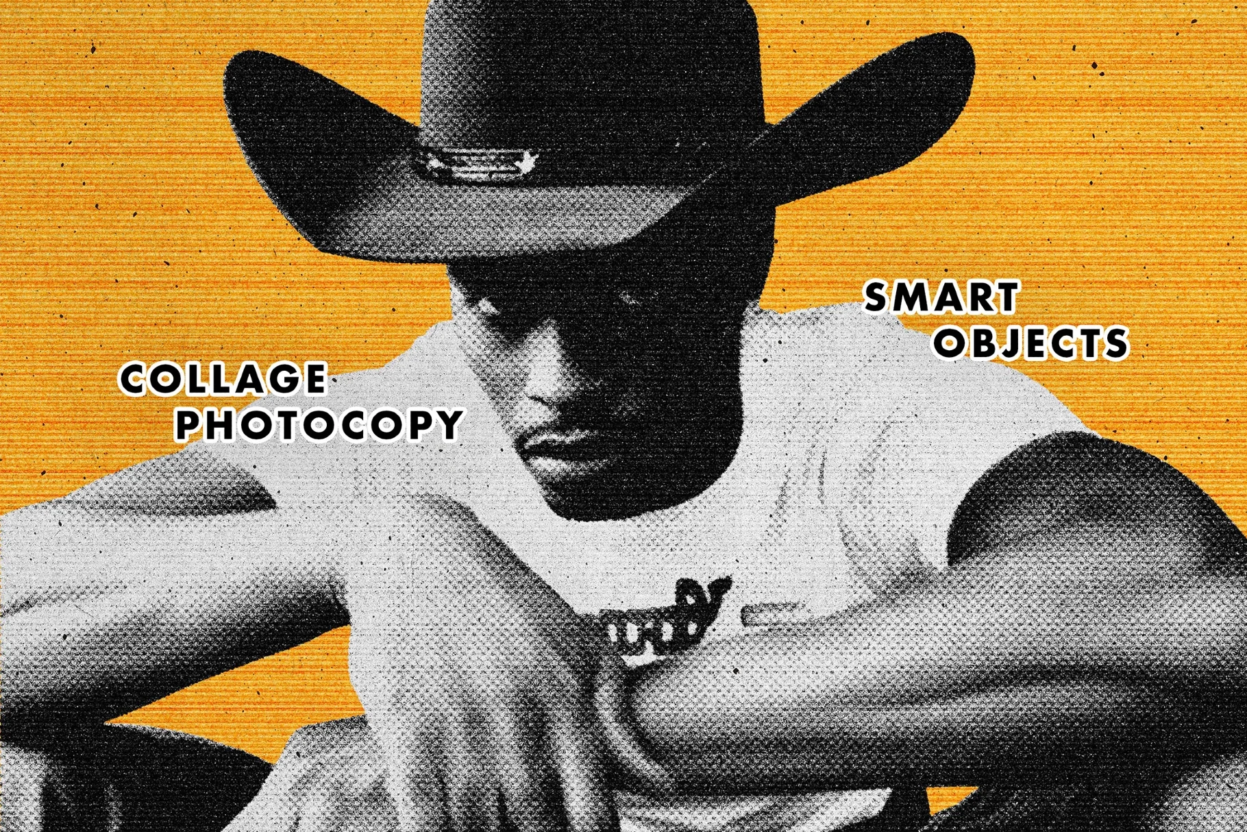 Gritty Photocopy Scan Effect