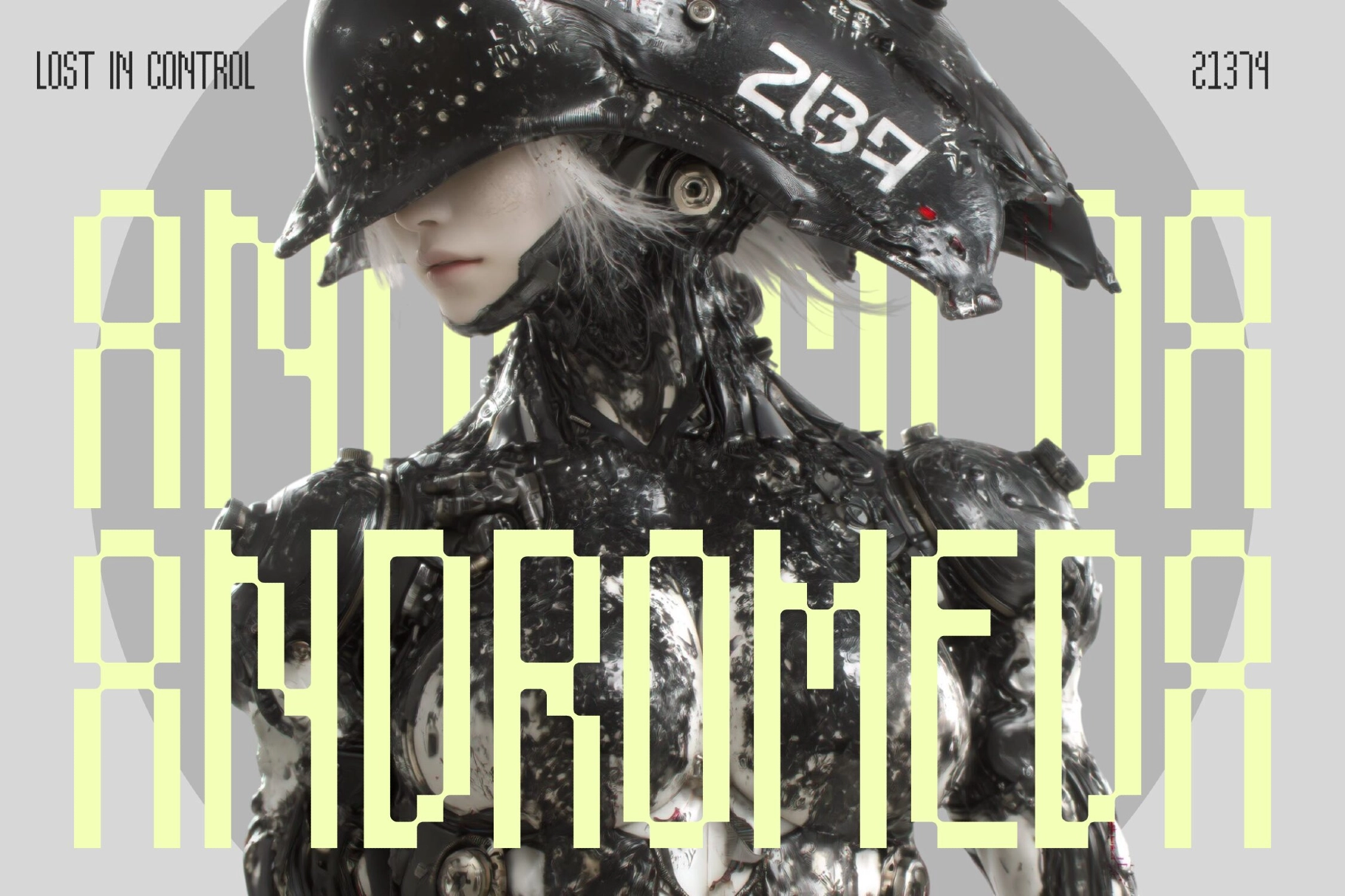 Hexon Narrow - Sci-Fi Pixel Display Font