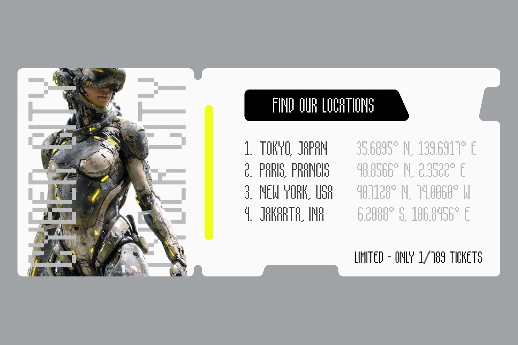 Hexon Narrow - Sci-Fi Pixel Display Font