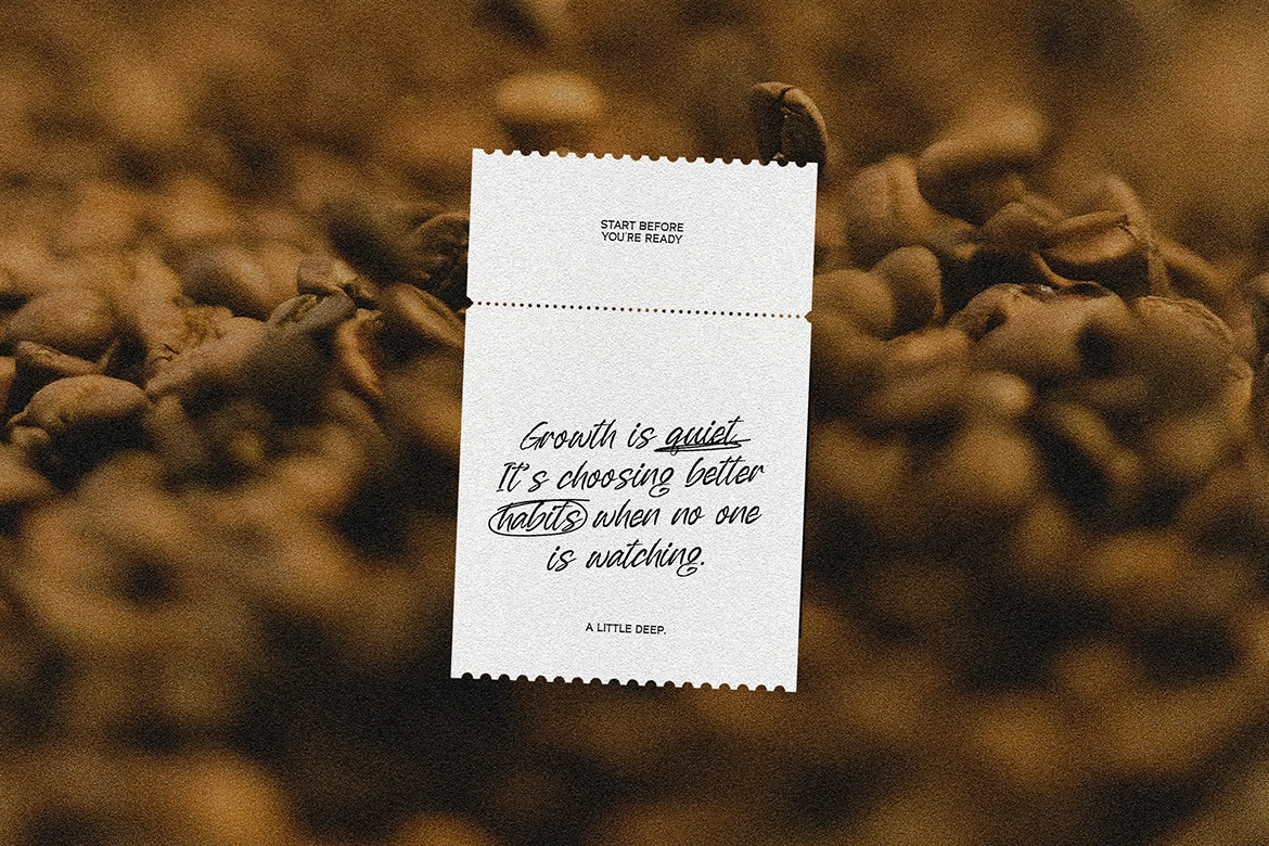 OverSlept - Handwritten Brush Script Font