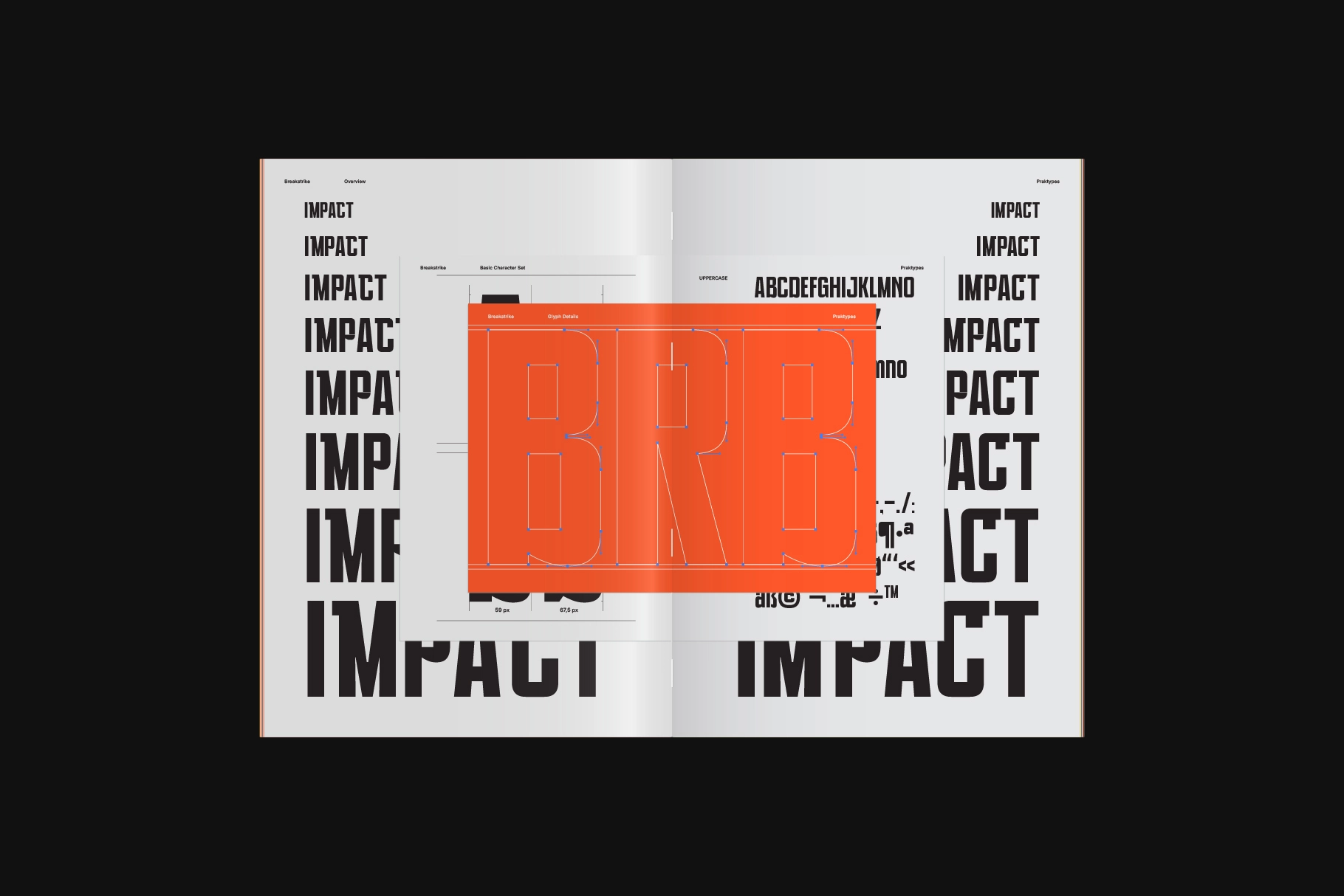 PRAK Breakstrike - Bold Condensed Display Font