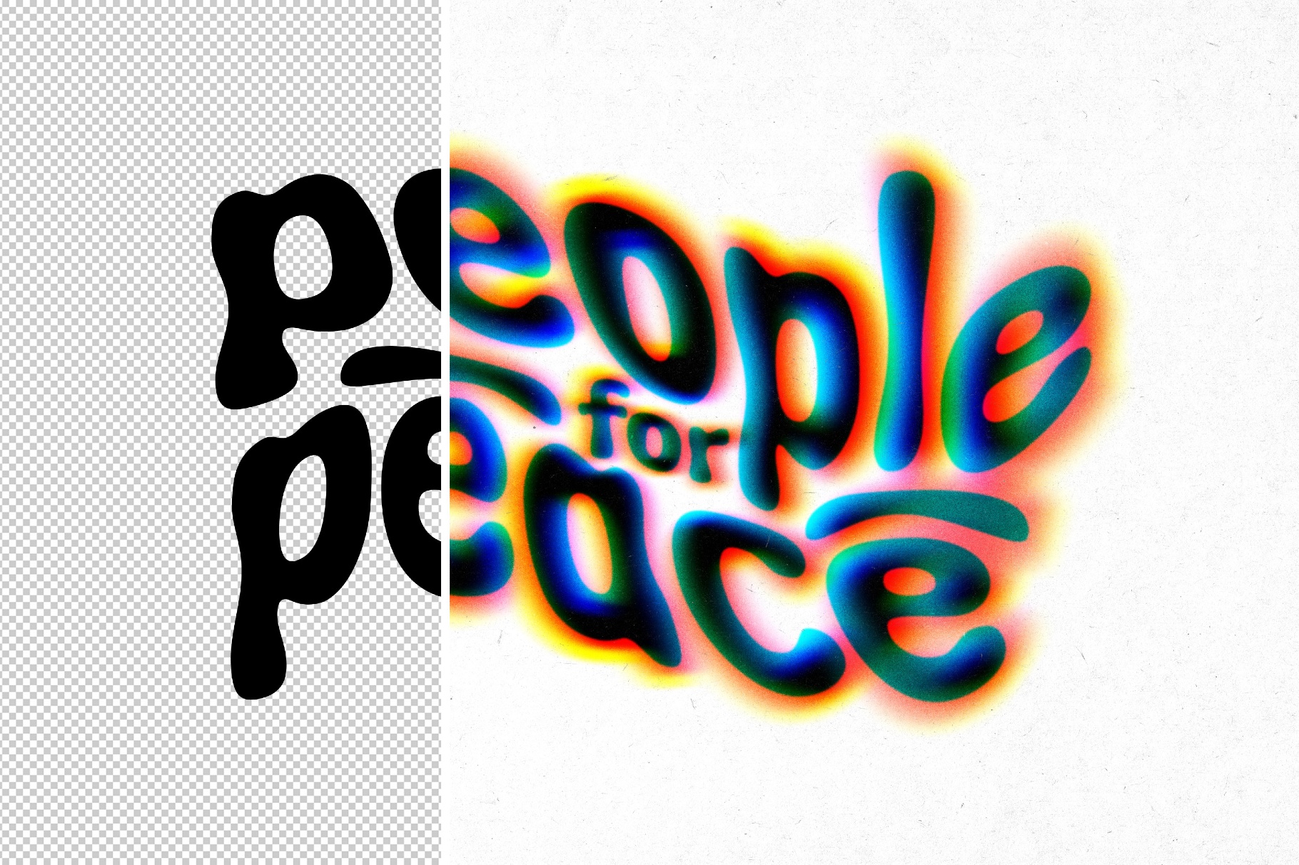 RGB Glow Text Effect