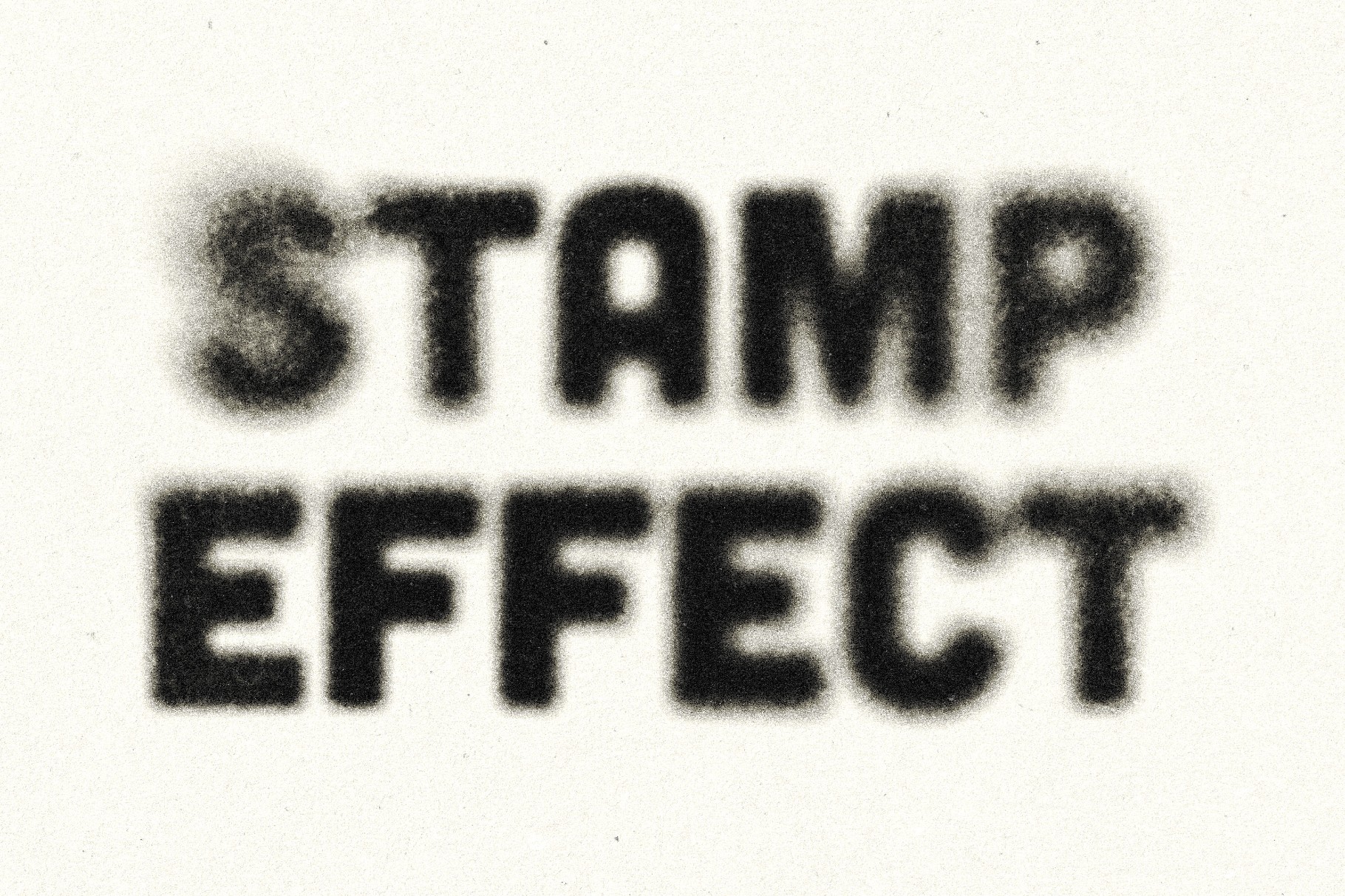 Dirty Stamp Text Effect
