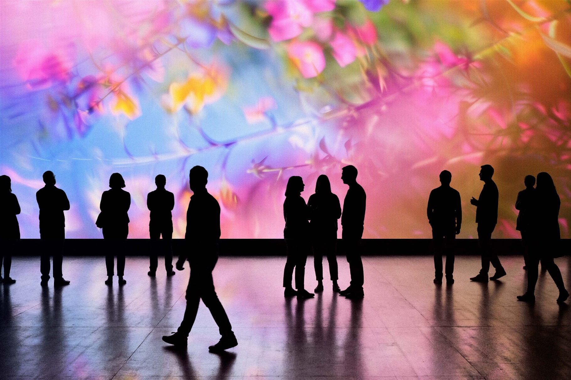 Wide LED Wall Mockup