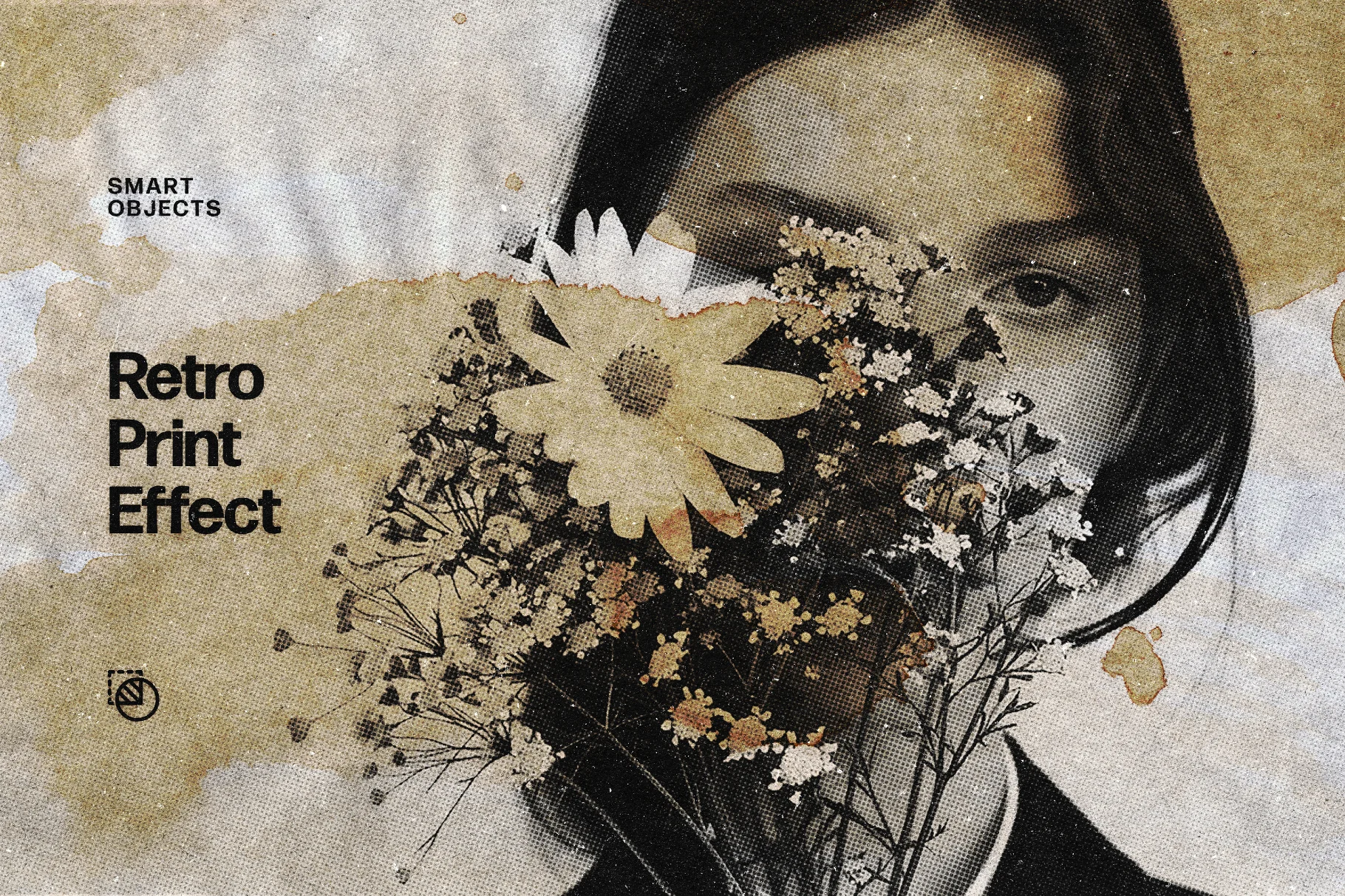 Retro Print Photo Effect