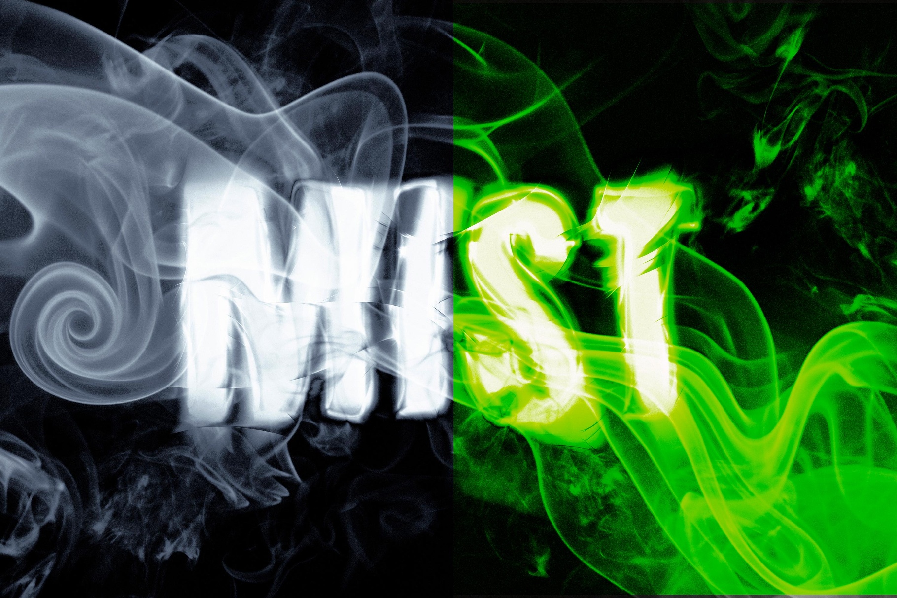 Smoke Distort Text Effect
