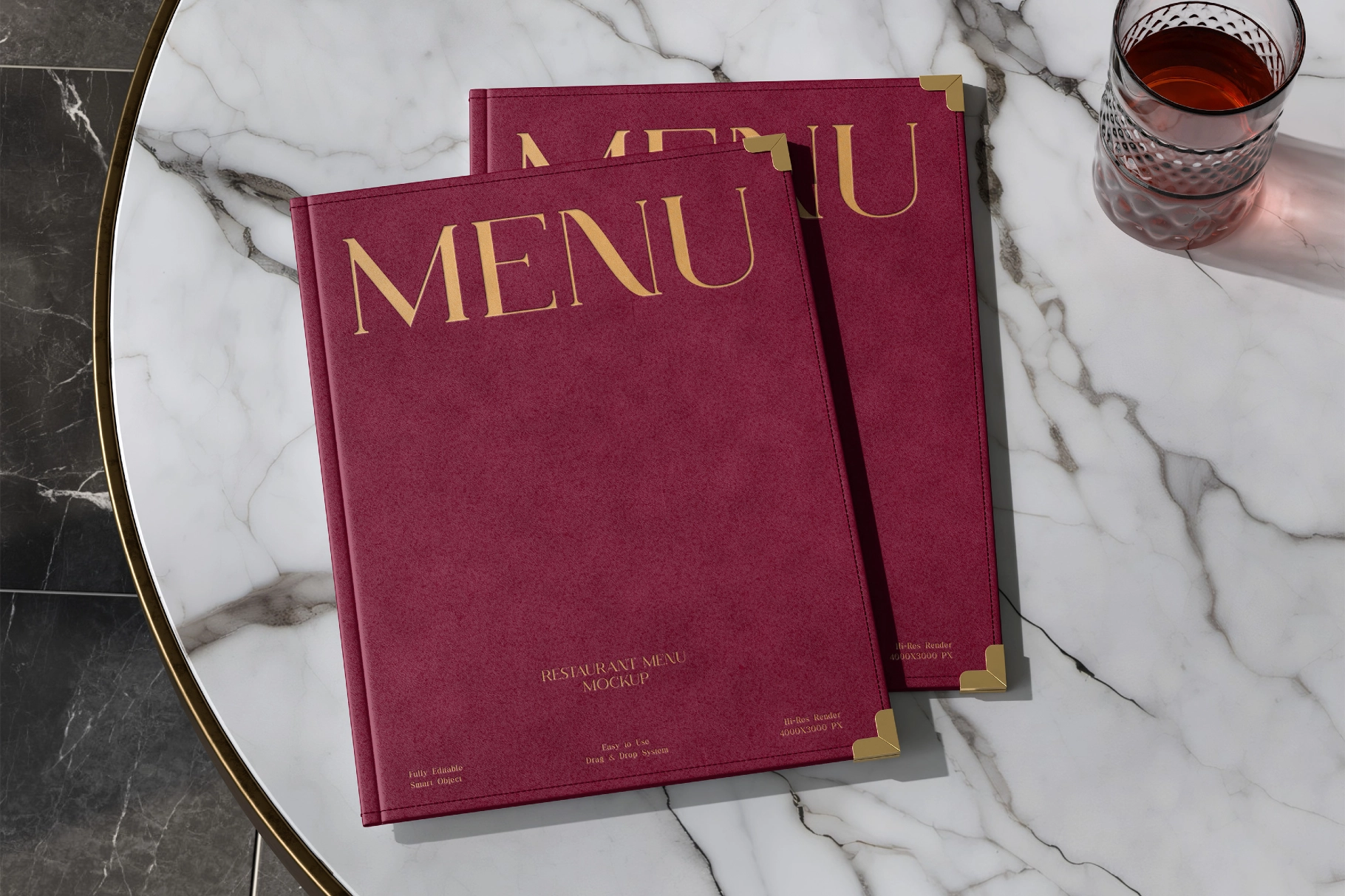Restaurant Menu Mockup