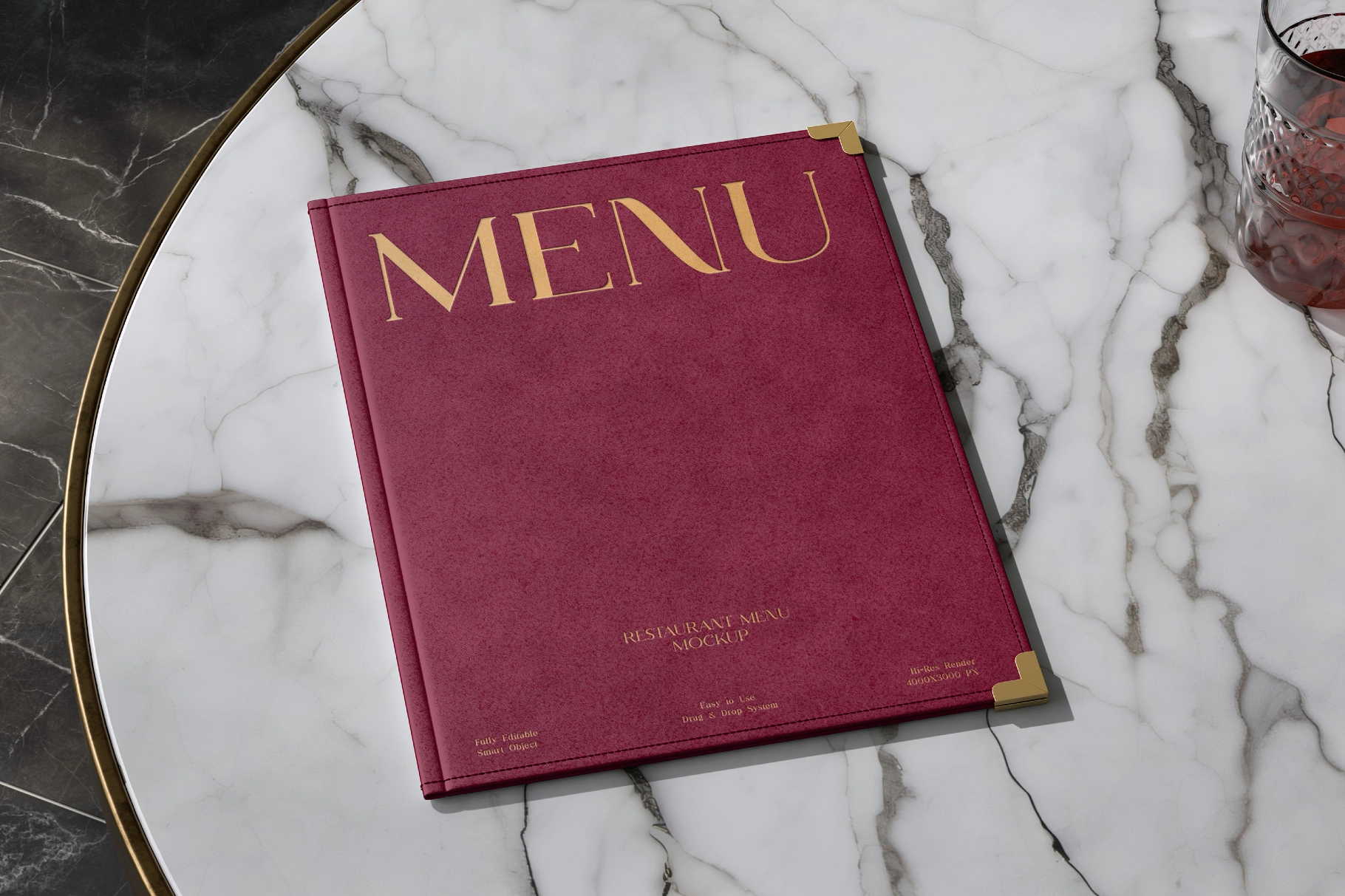 Restaurant Menu Mockup