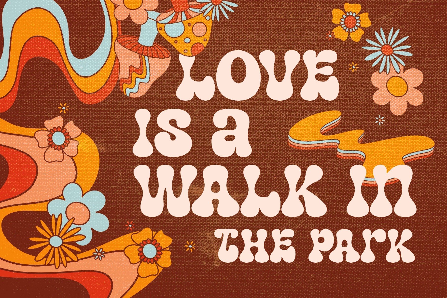 Hippie Mods - Groovy Retro Font