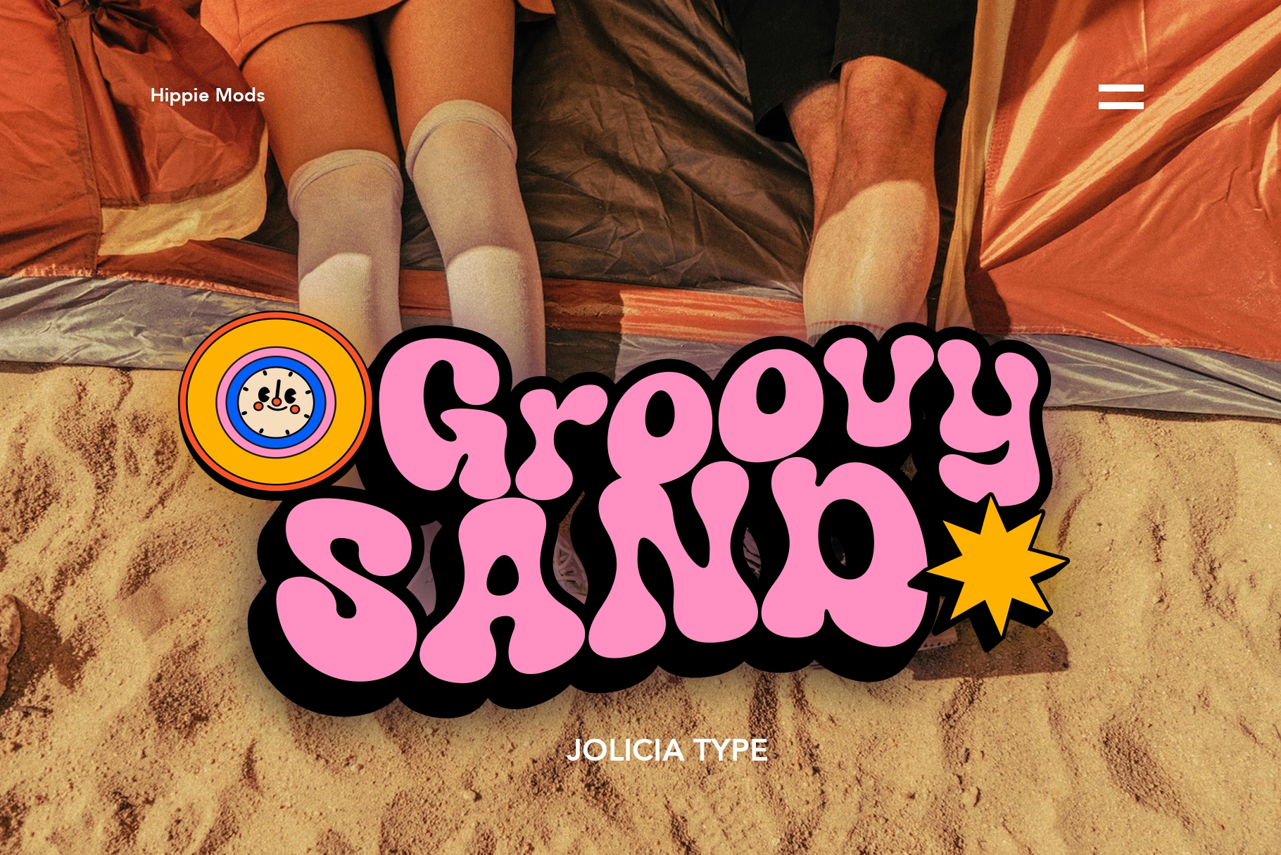 Hippie Mods - Groovy Retro Font