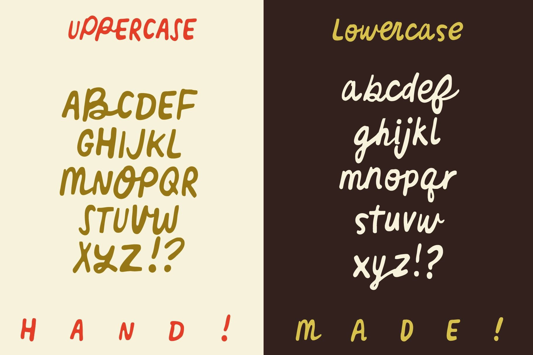 Organic Hand - Semi-Script Font