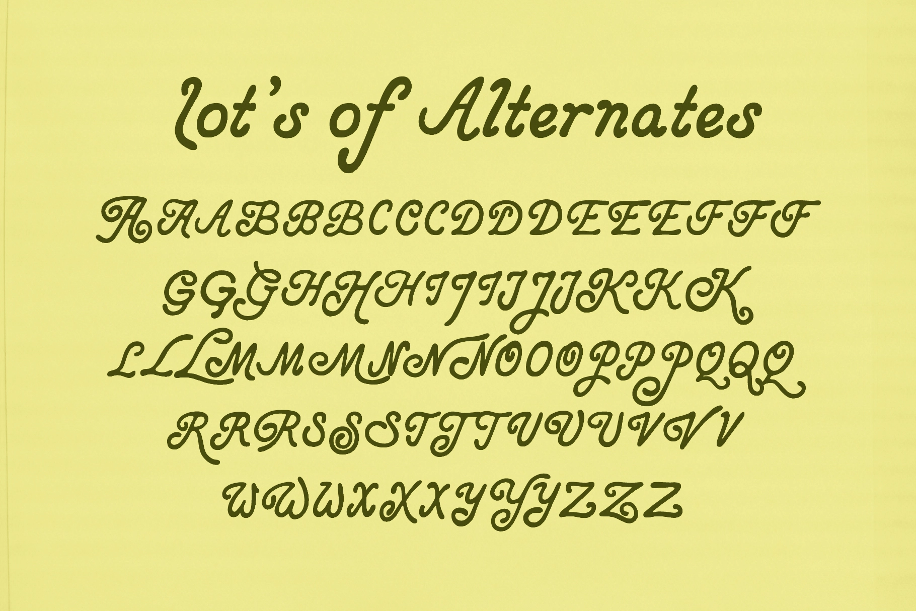 Storybook - Retro Hand-Drawn Italic Font