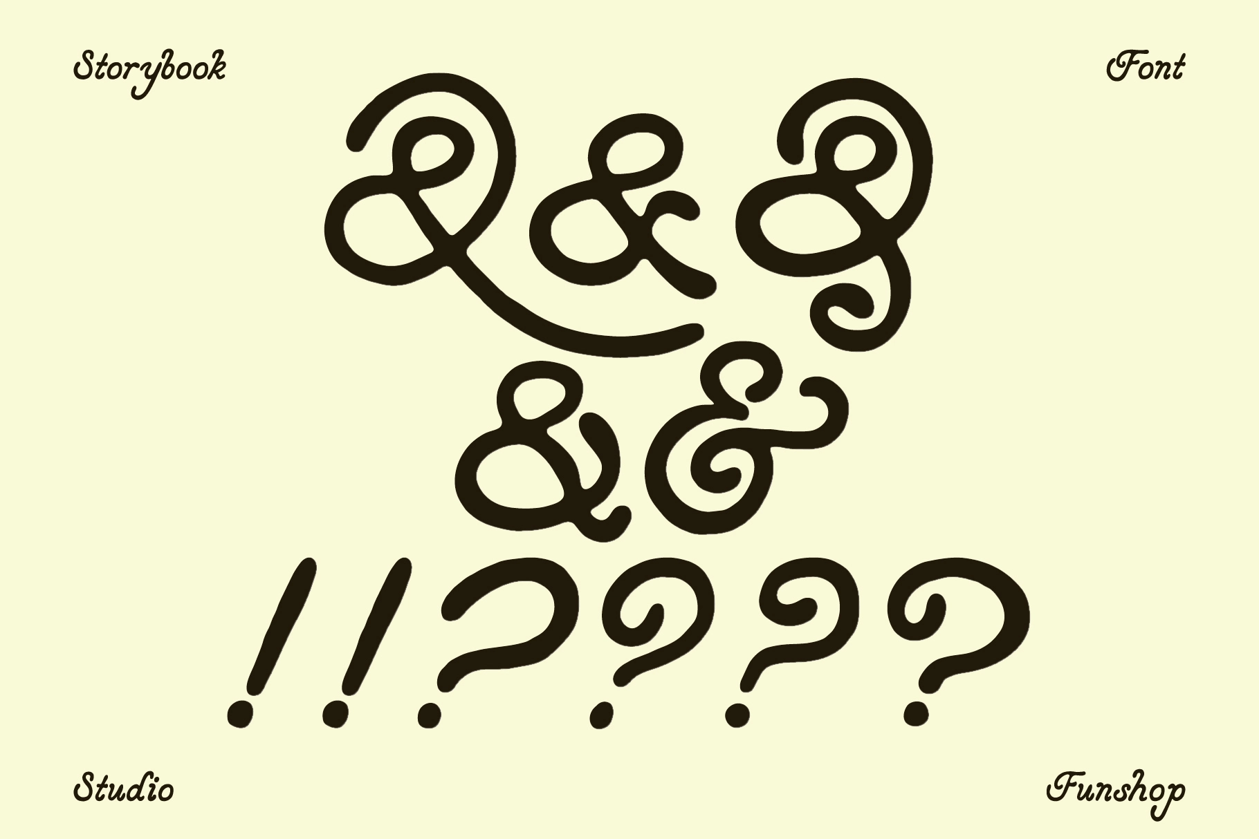 Storybook - Retro Hand-Drawn Italic Font