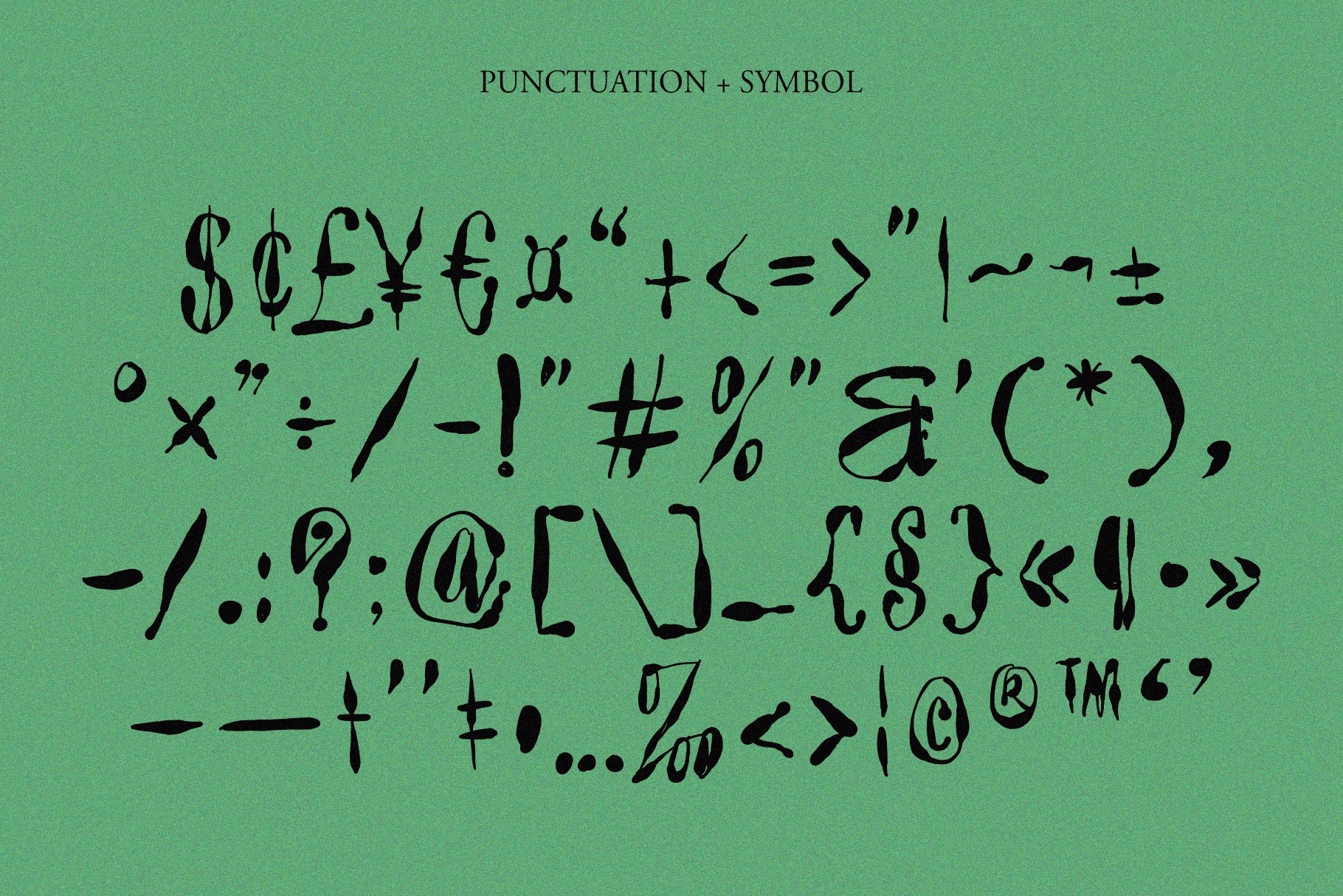 SOKAN OUMERIG — Rough Hand Drawn Font