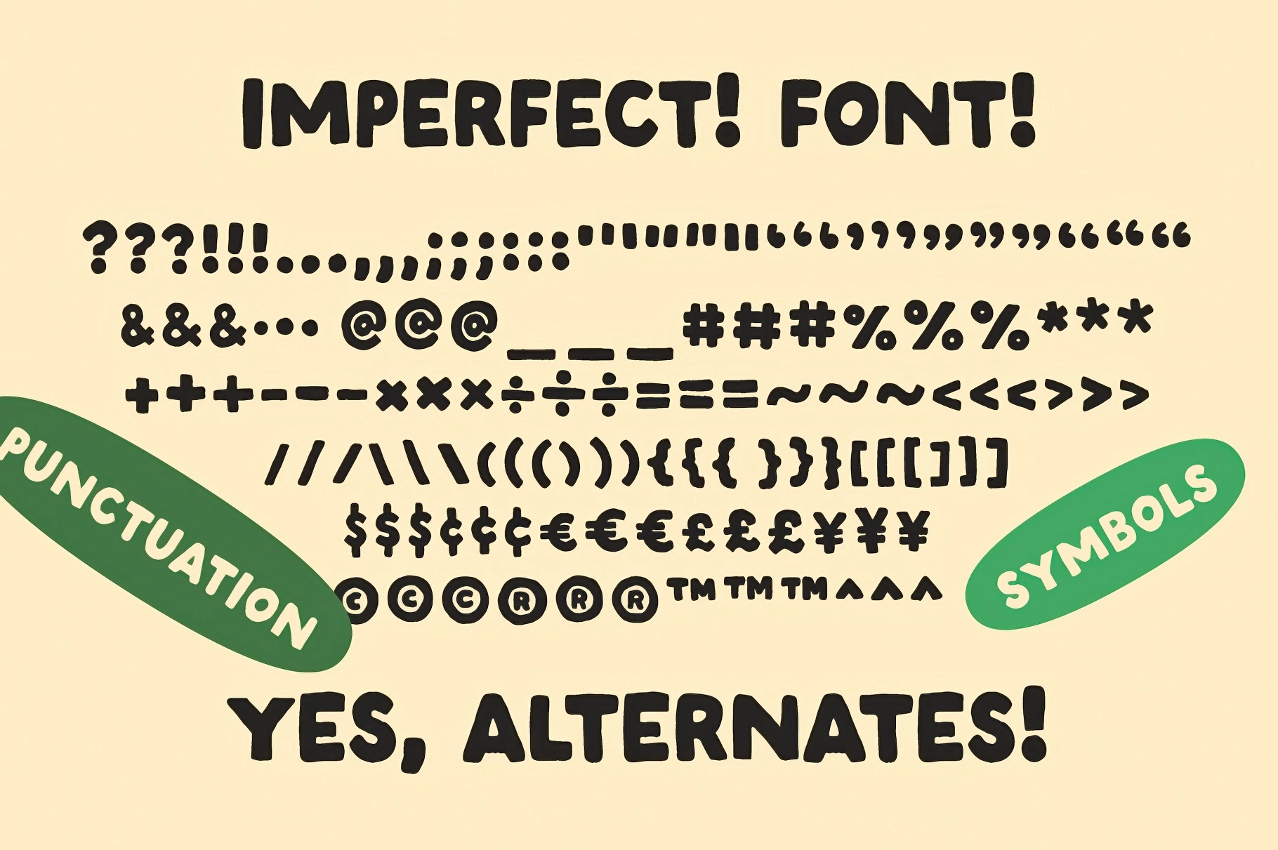 Imperfect! - A Handwritten Sans Serif