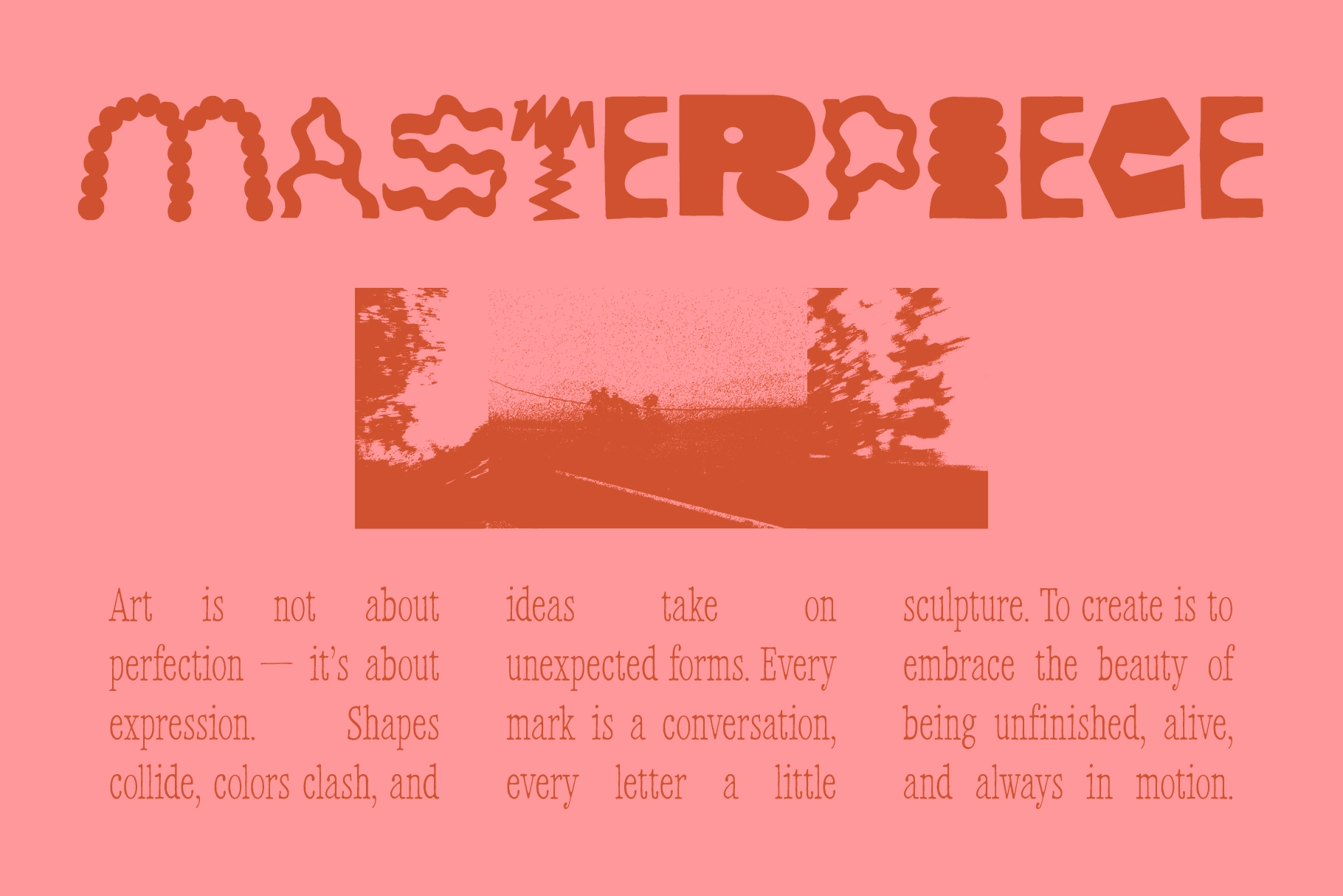 Artsy - Bold Hand-Lettered Display