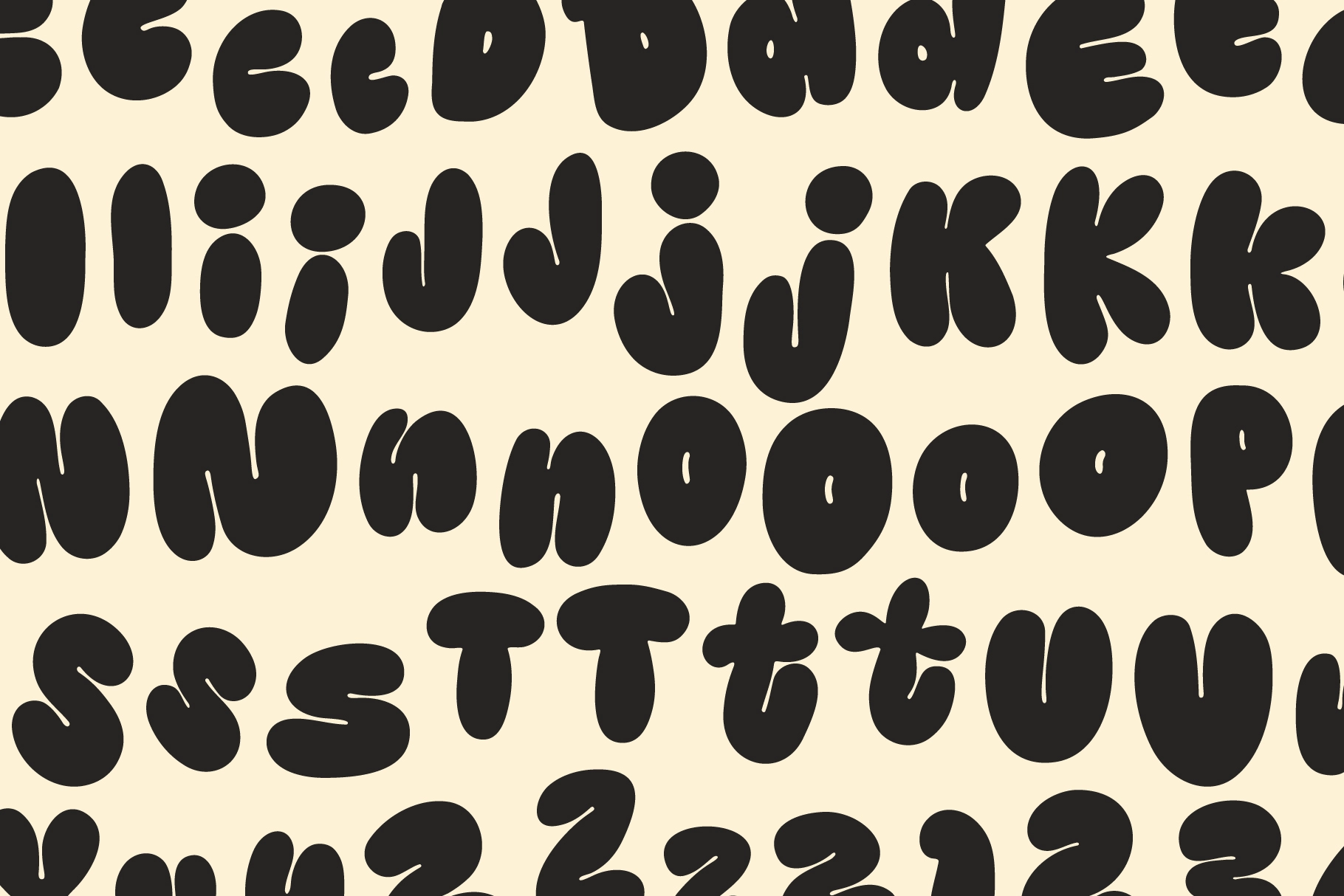 Kooky Cloud! Bold Bubble Font