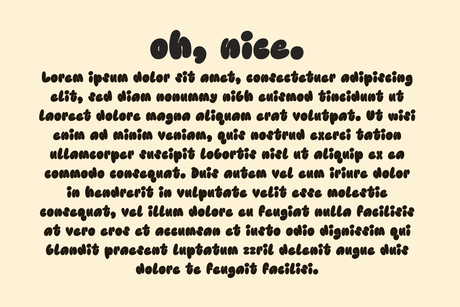 Kooky Cloud! Bold Bubble Font