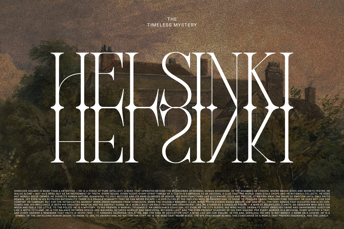 Sherlock – Elegant Classic Serif Font