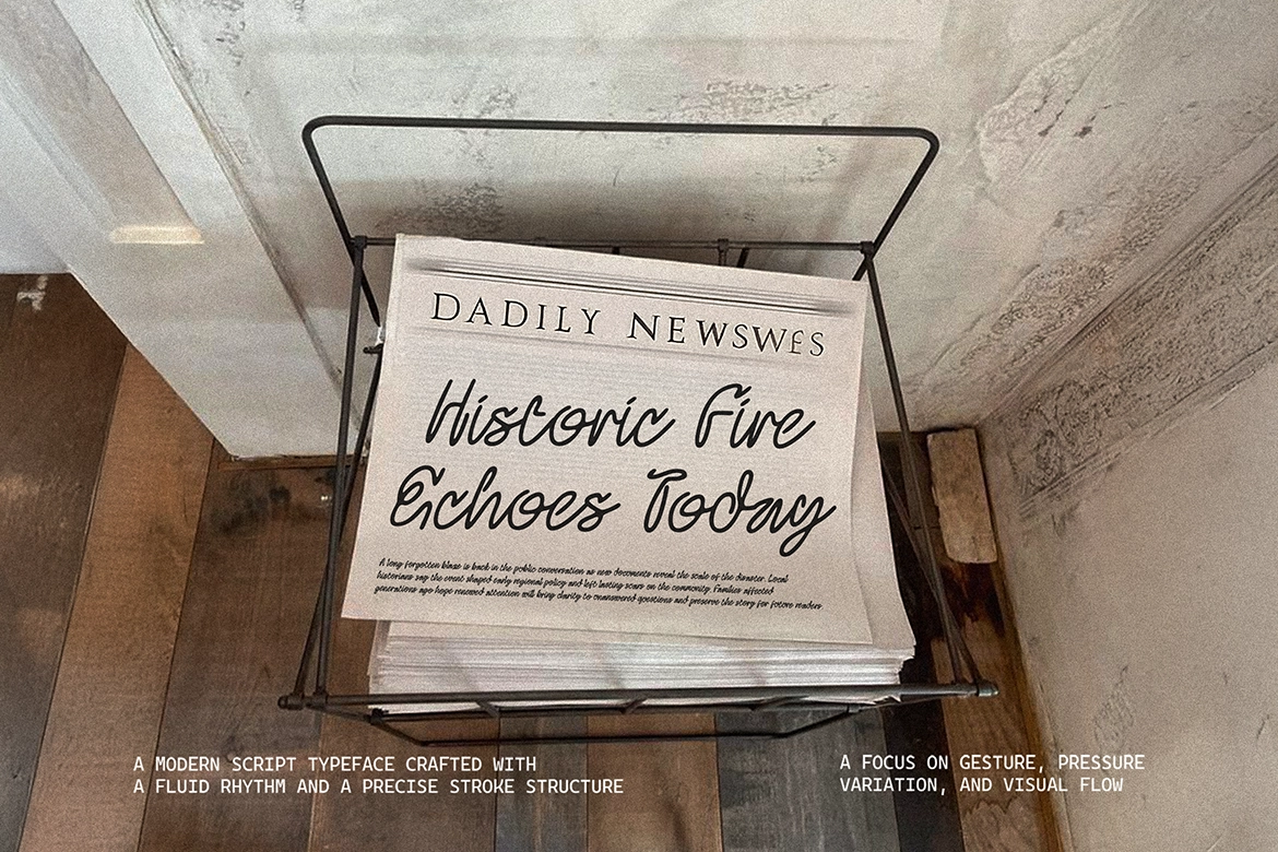 Florence Lanes - Modern Script Font