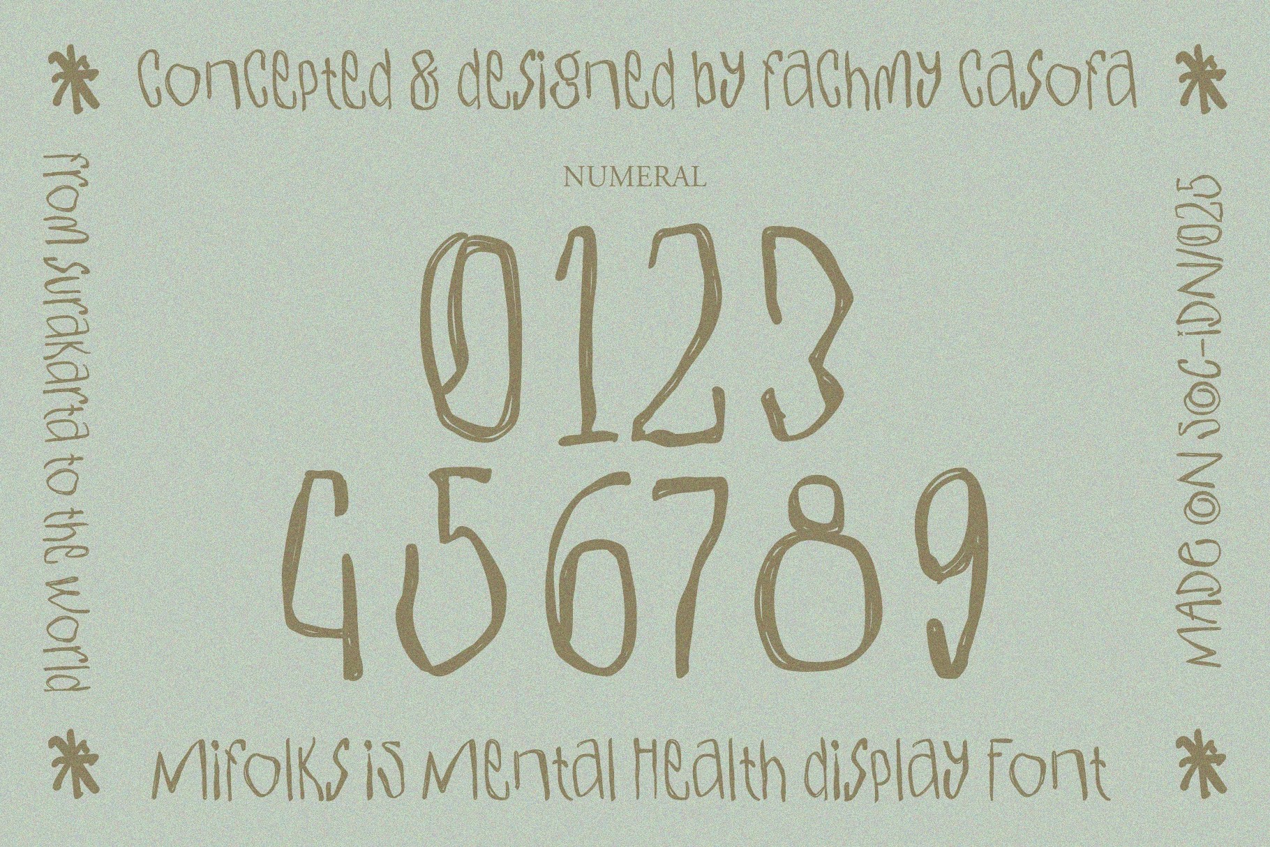 MIFOLKS — Naive Handwritten Font