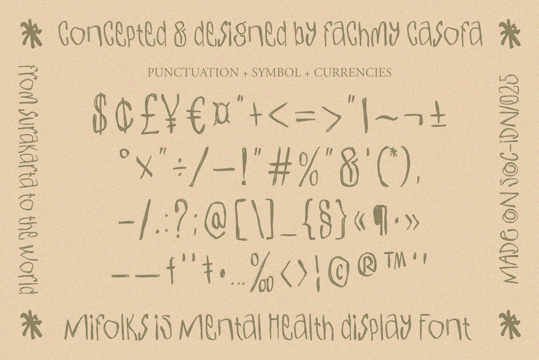 MIFOLKS — Naive Handwritten Font