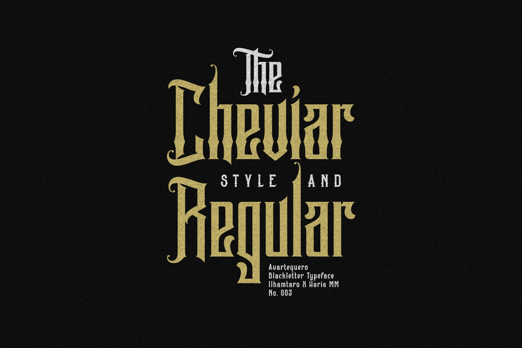 Avartequero - Bold Blackletter Display Font