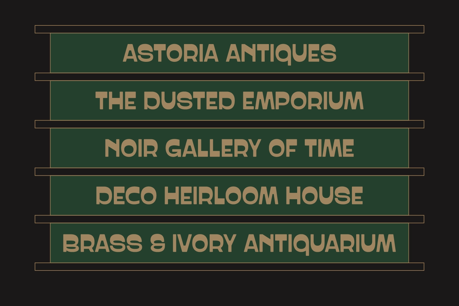 PRAK Trotoer - Vintage Display Font