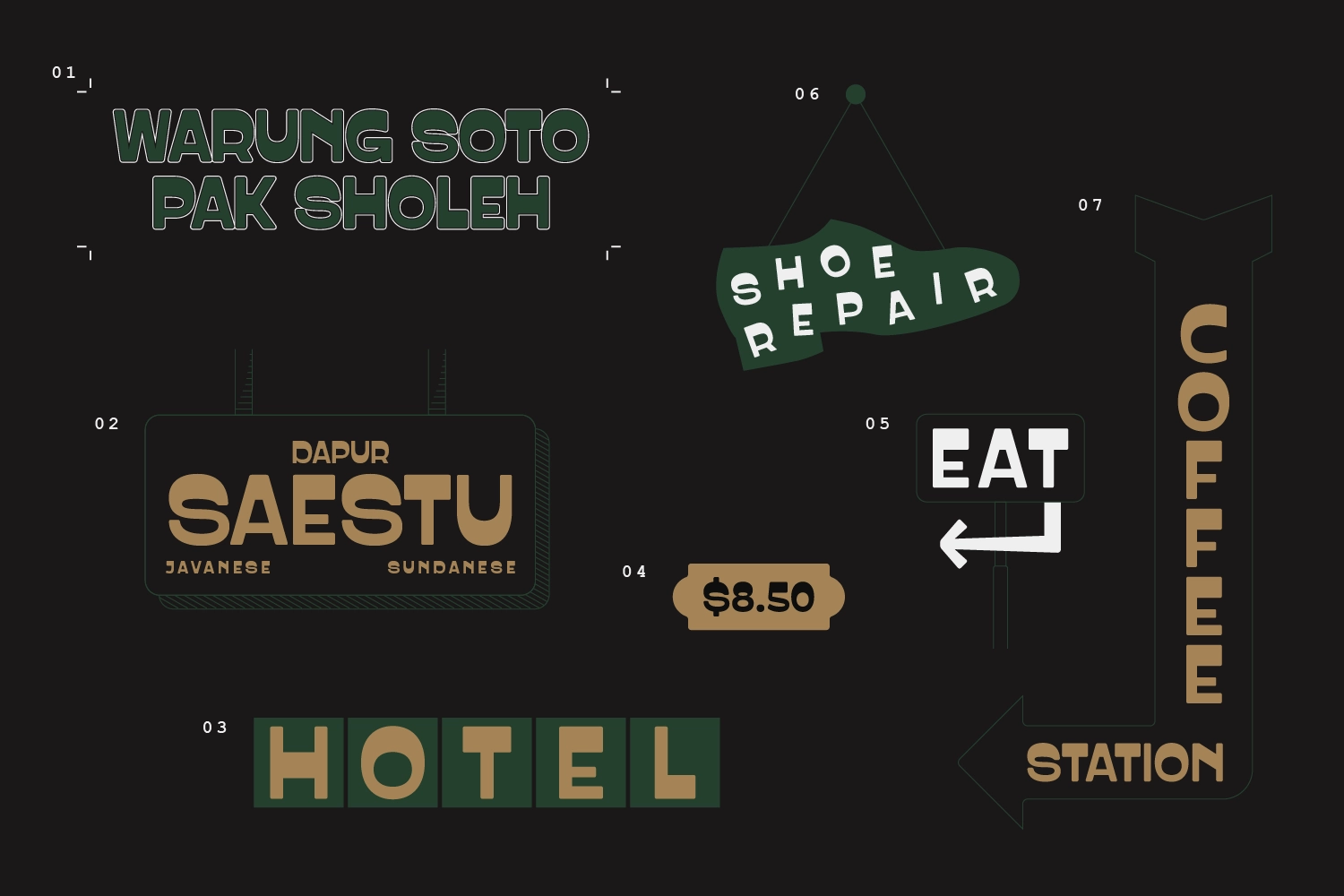 PRAK Trotoer - Vintage Display Font