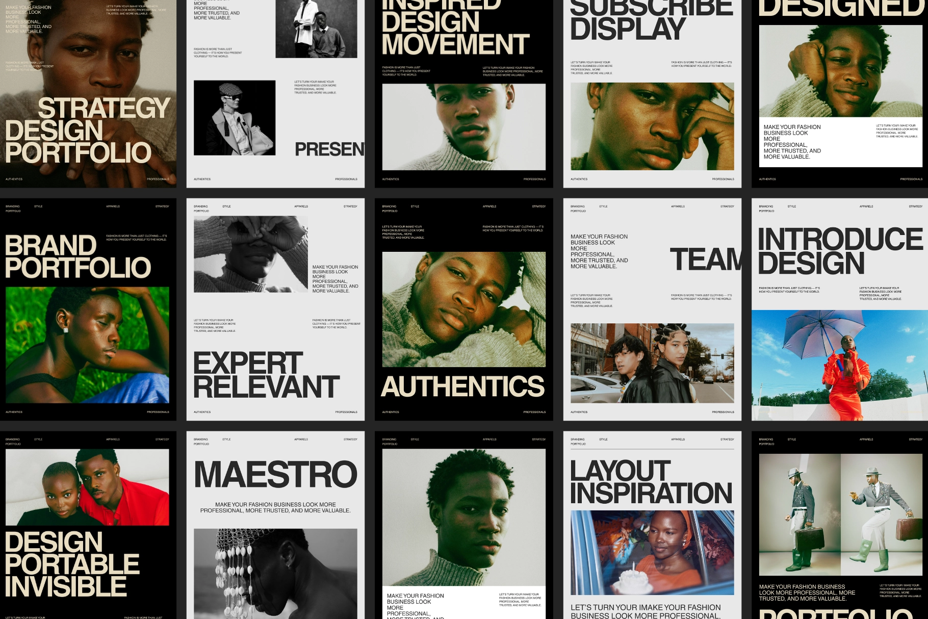 Brand Portfolio - Social Media Template Bundle