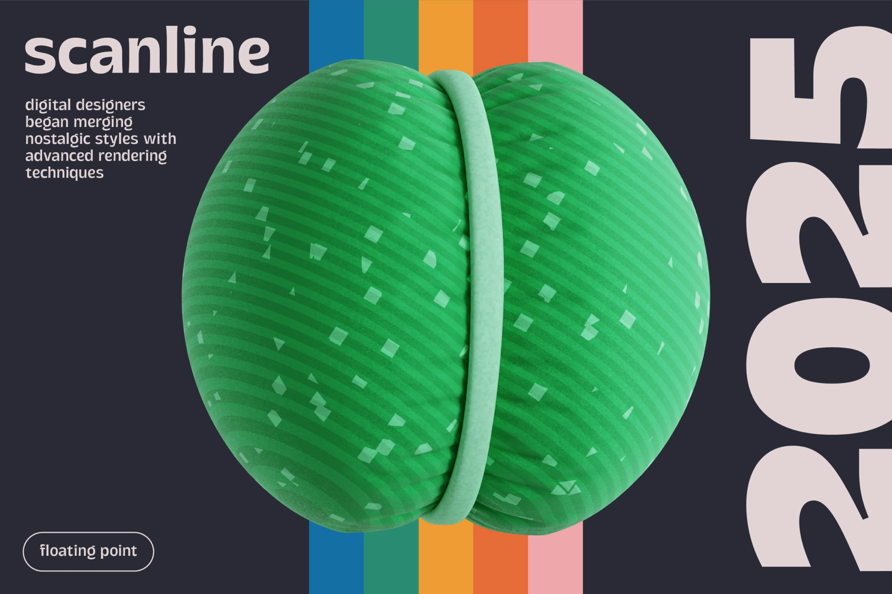 Inflated Abstract 3D Colorful Shapes