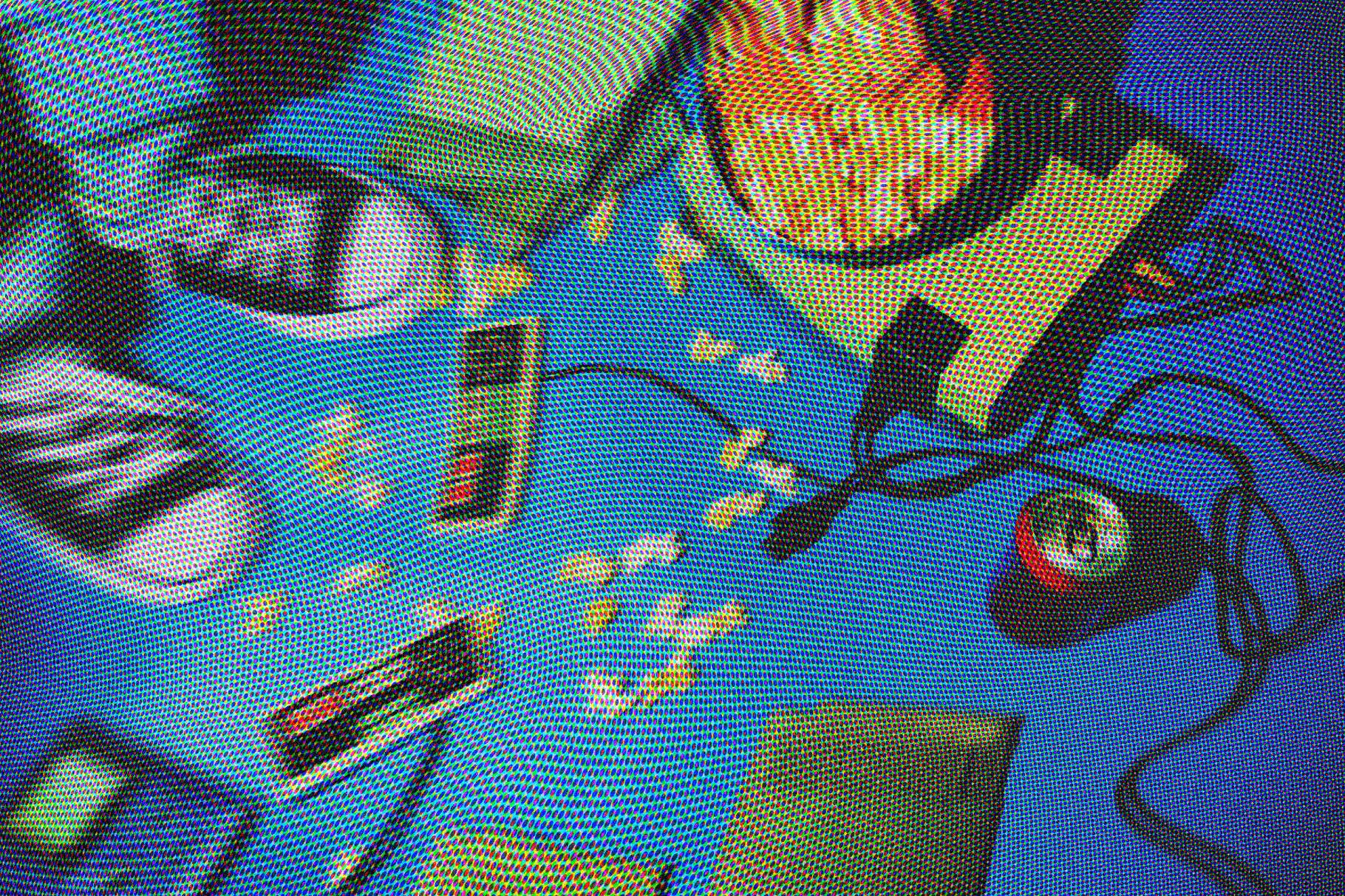 Retro Screen Photo Effect