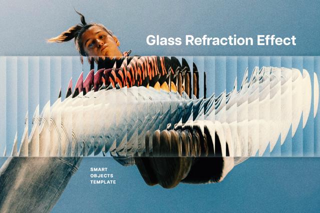 Glass Refraction Photo Effect