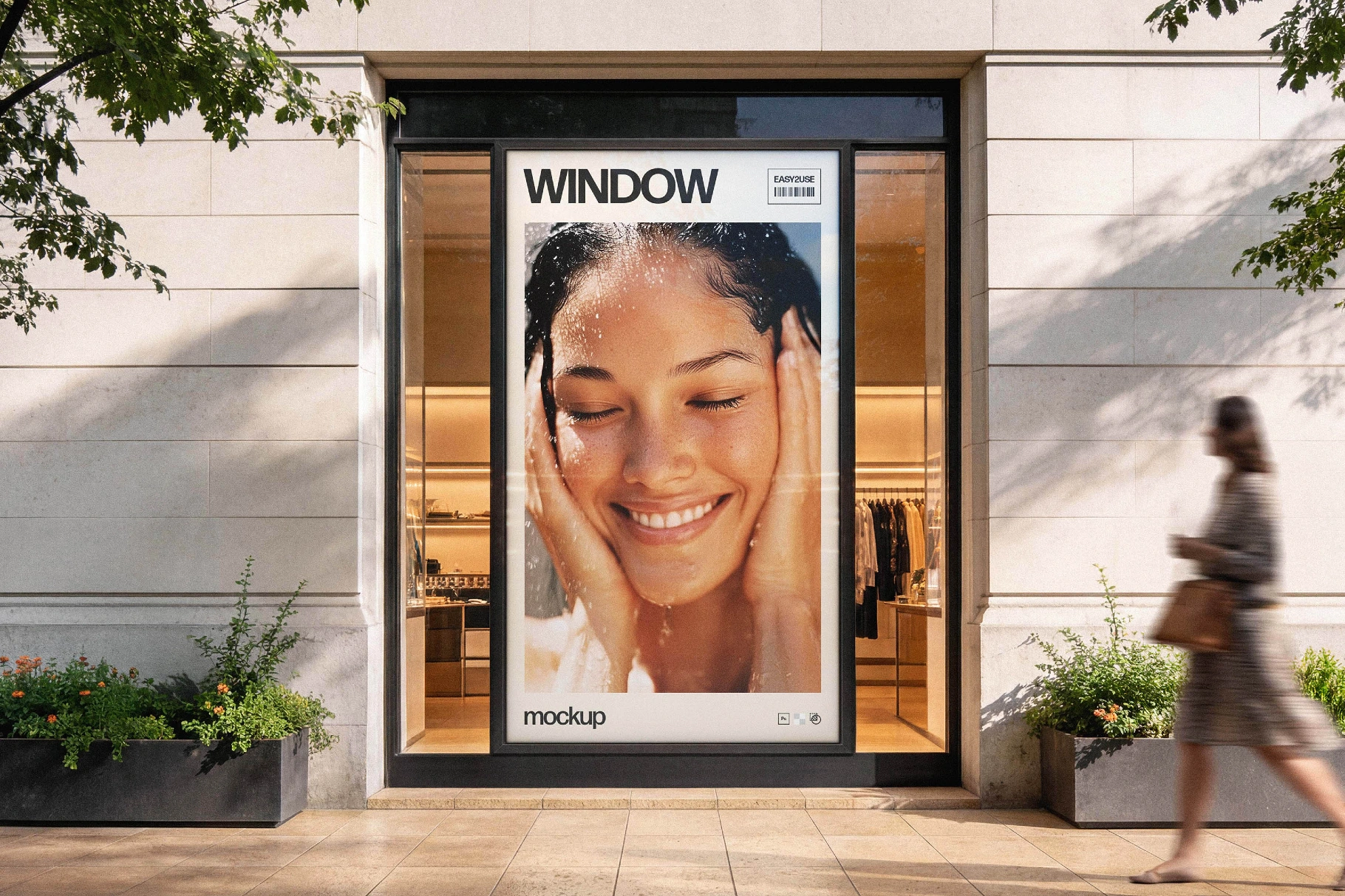 Storefront Window Display Mockup