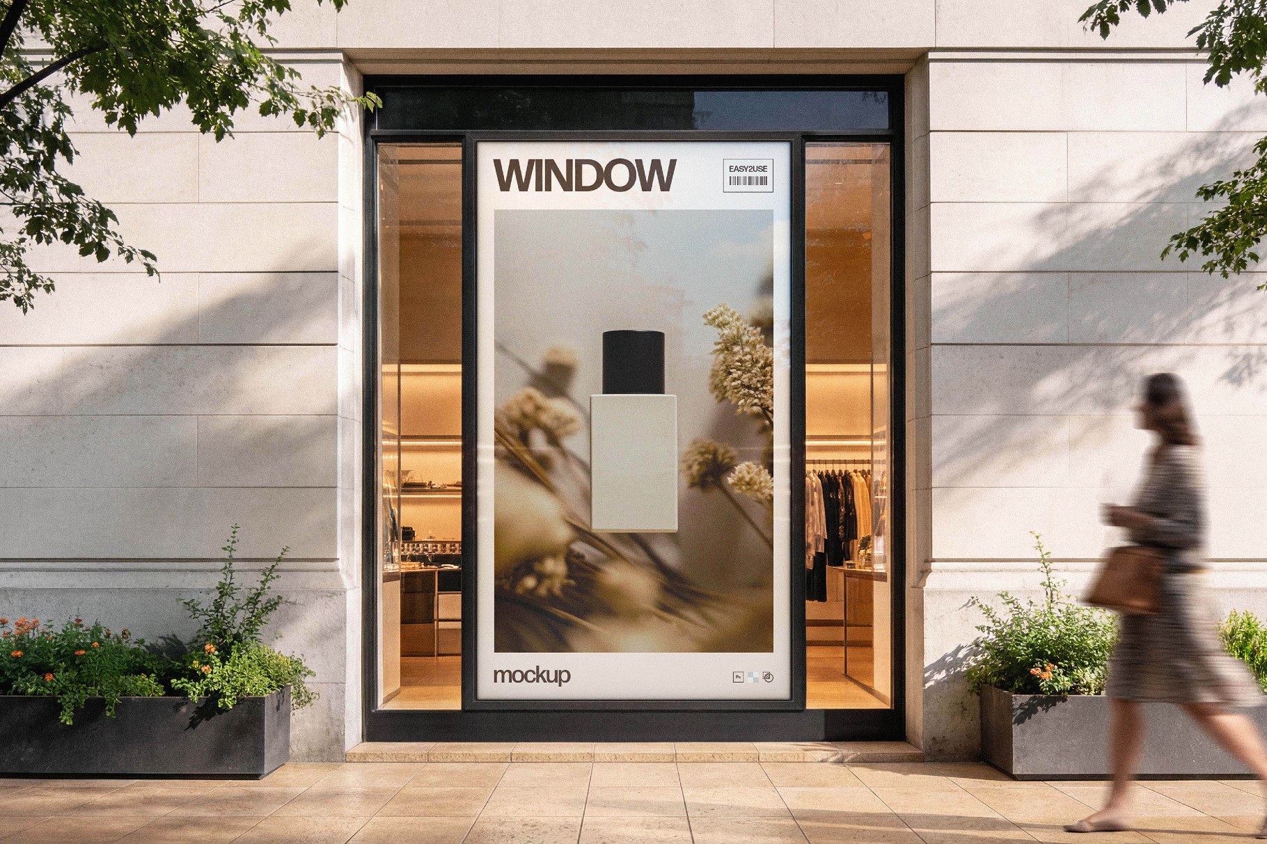 Storefront Window Display Mockup