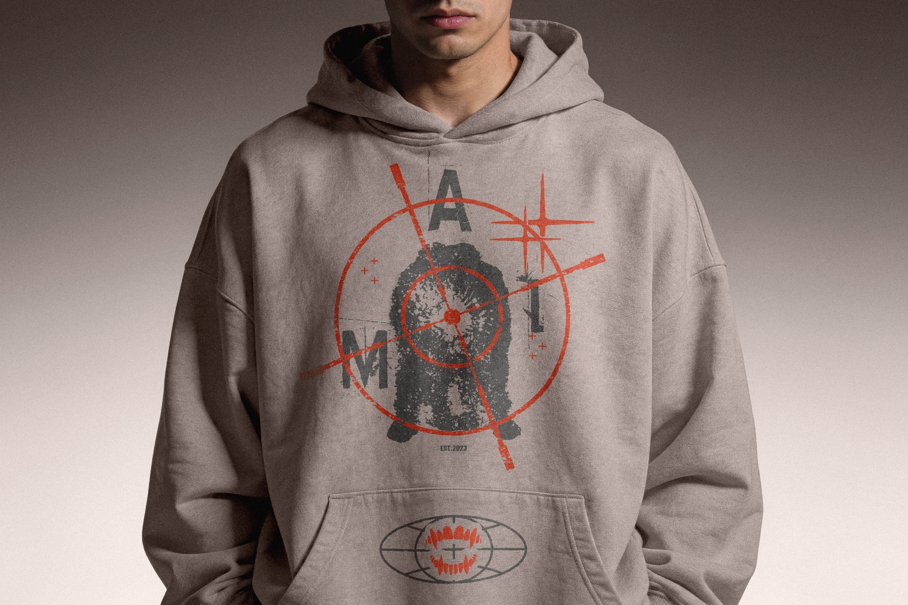 Pullover Hoodie Mockup