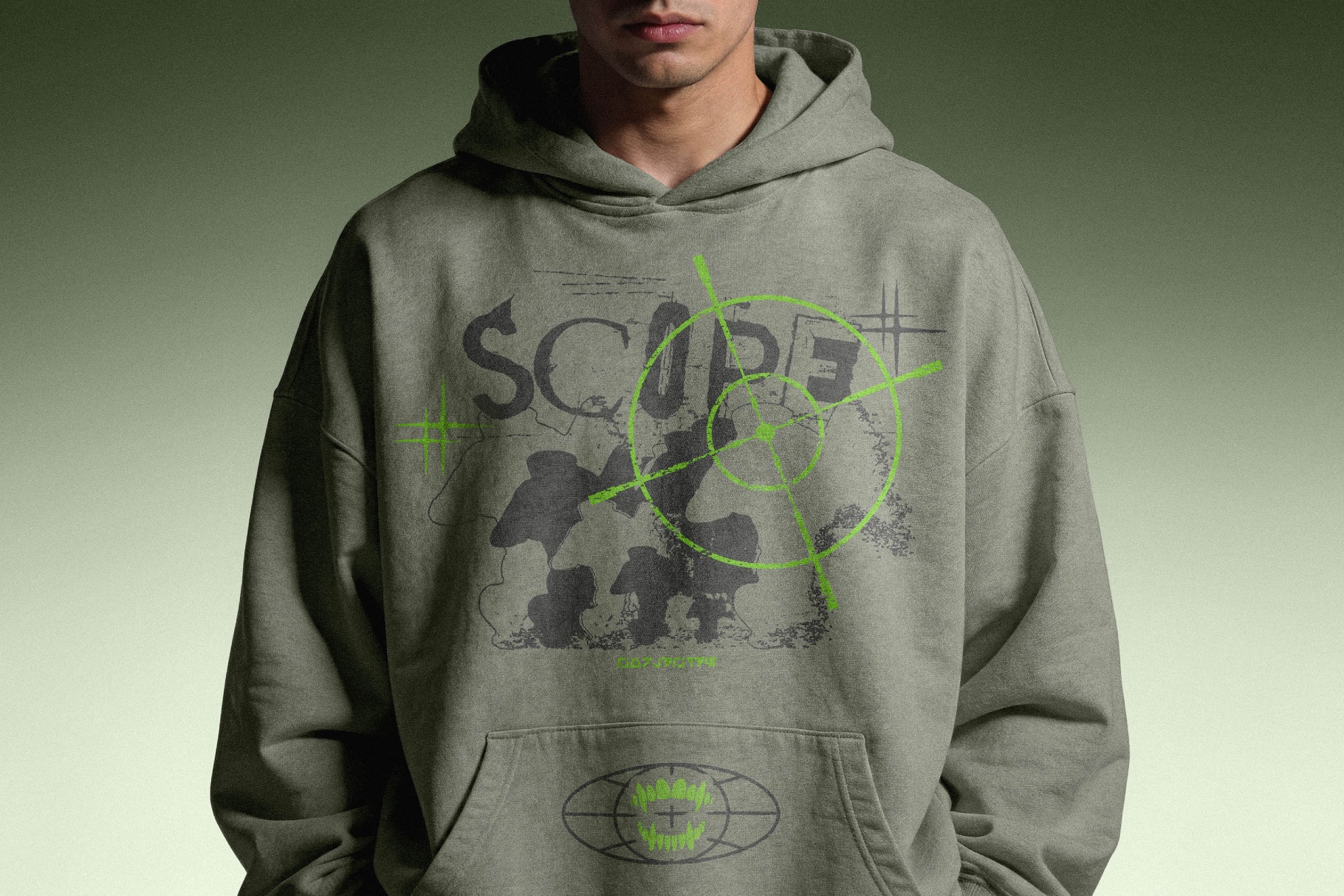 Pullover Hoodie Mockup