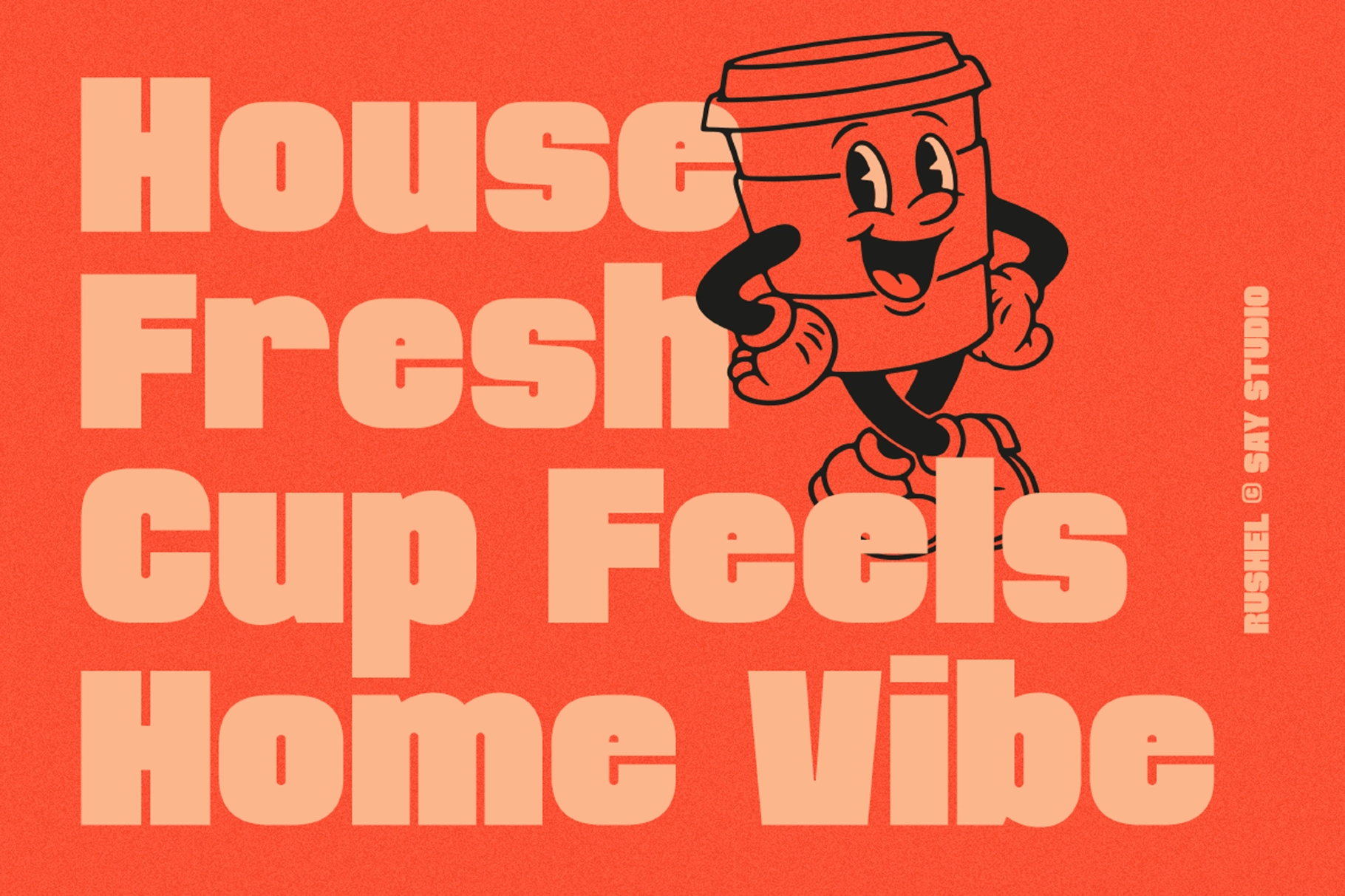 Rushel - Bold Sans Serif Font