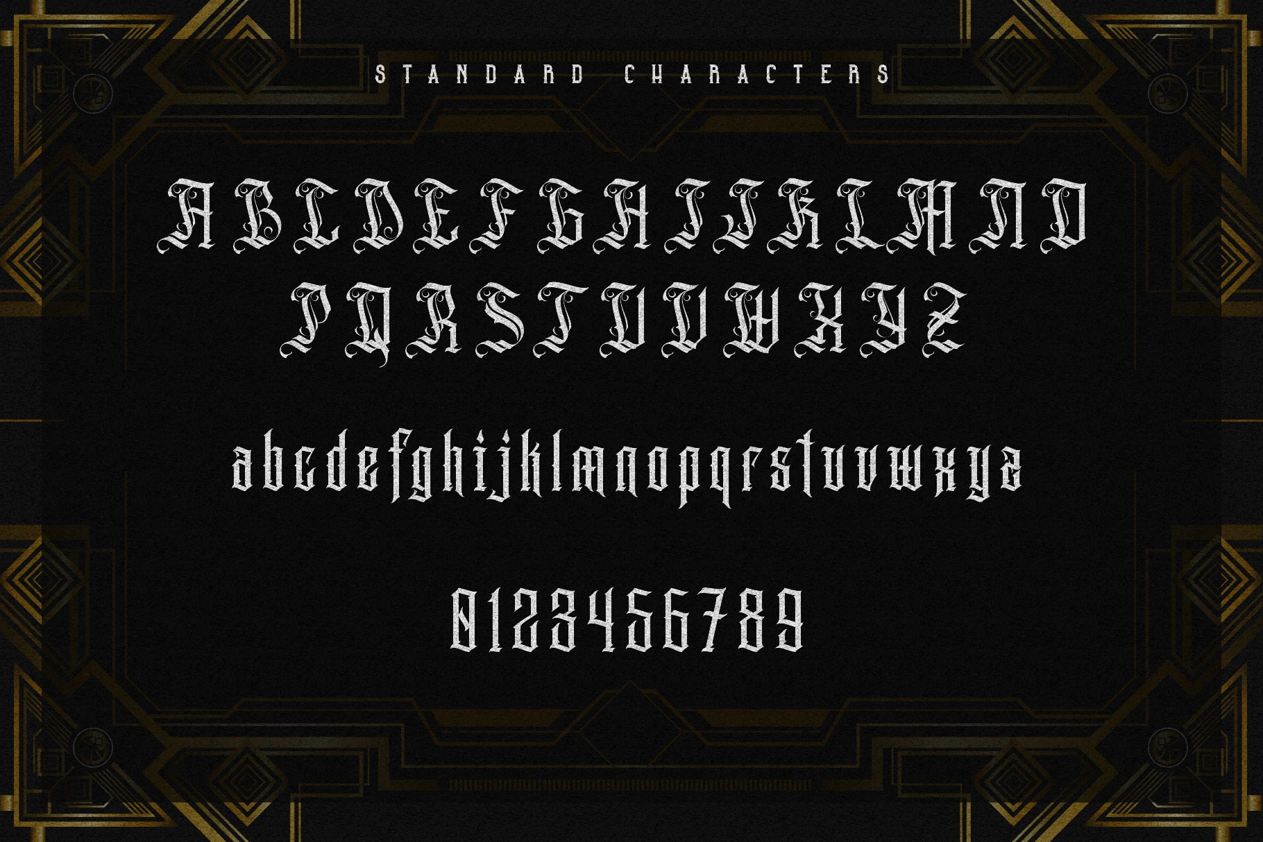 Aihet Script - Vintage Blackletter Font