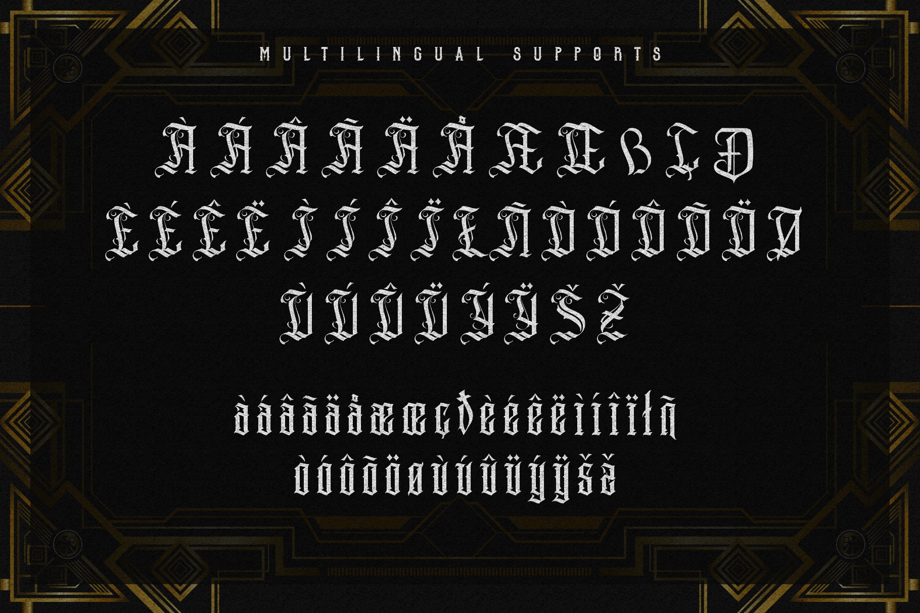 Aihet Script - Vintage Blackletter Font