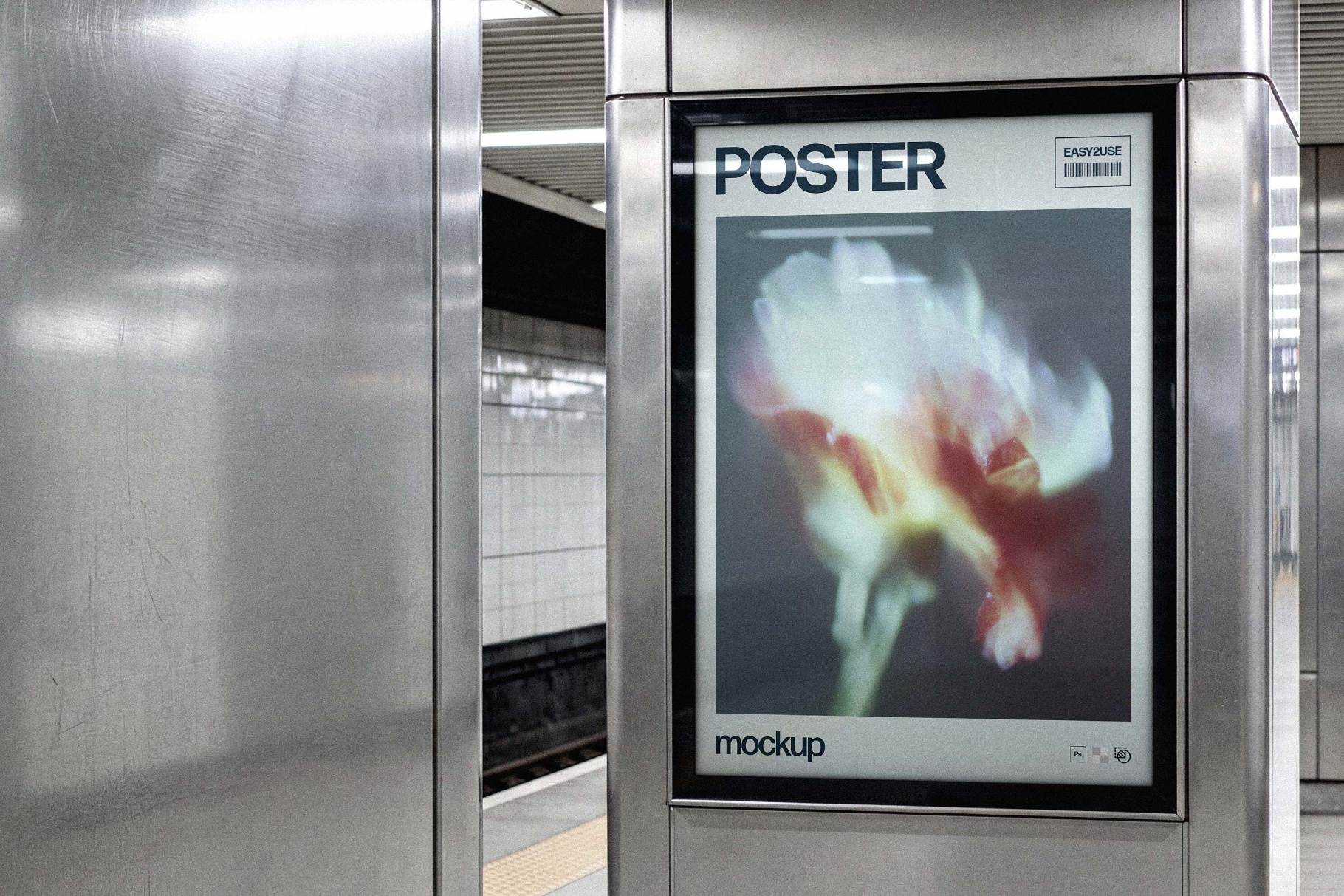 Metro Station Poster Mockup