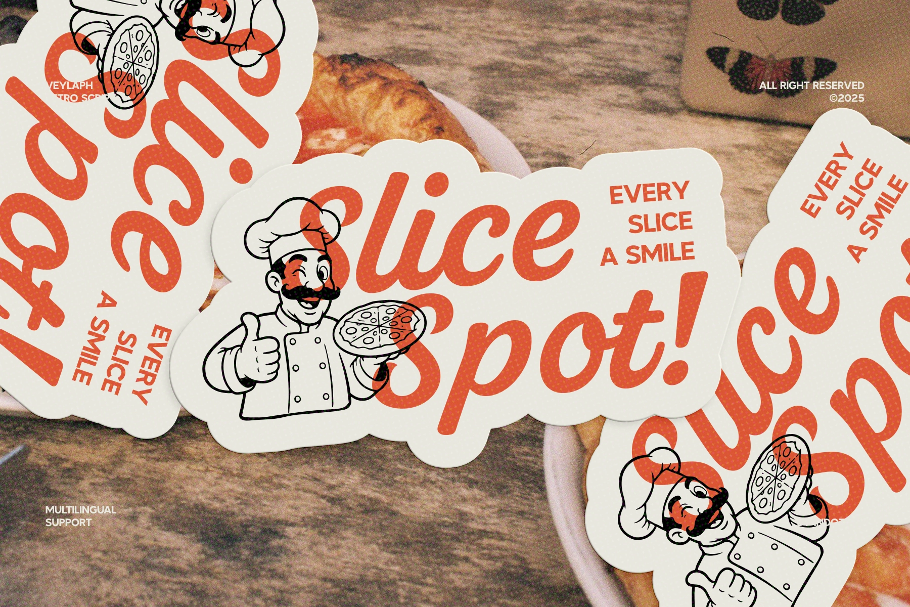 Veylaph - Bold Retro Script Font
